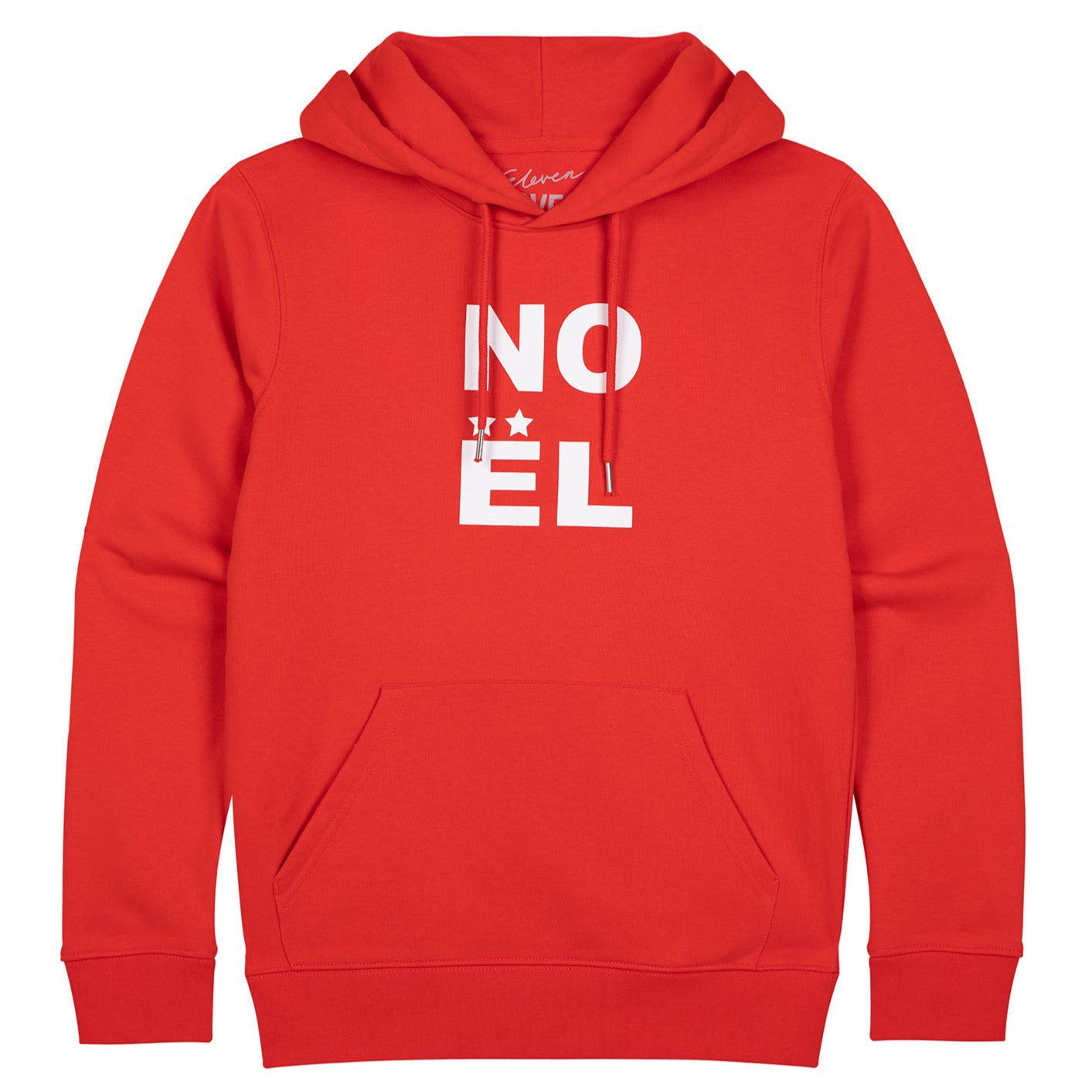 Eleven loves elevenloves 11 loves ellenloves sustainable noel hoodie red christmas jumper