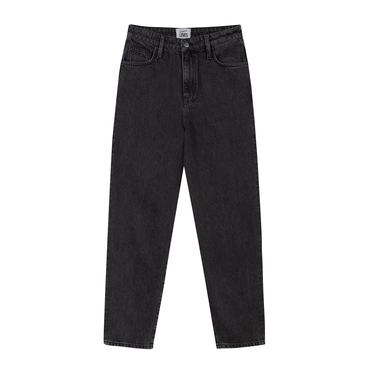 black barrel leg jeans eleven loves organic cotton relaxed ankle jeans eleven loves relaxed ankle jeans eleven loves Eleven loves elevenloves 11 loves ellenloves sustainable thea barrel leg jeans relaxed jean blackvmid rise jean mum jean