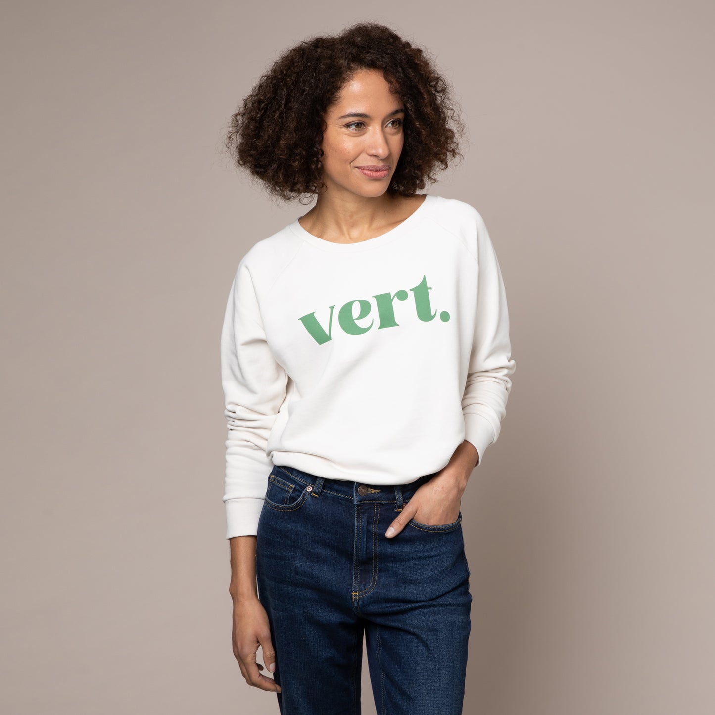 vert sweatshirt organic cotton