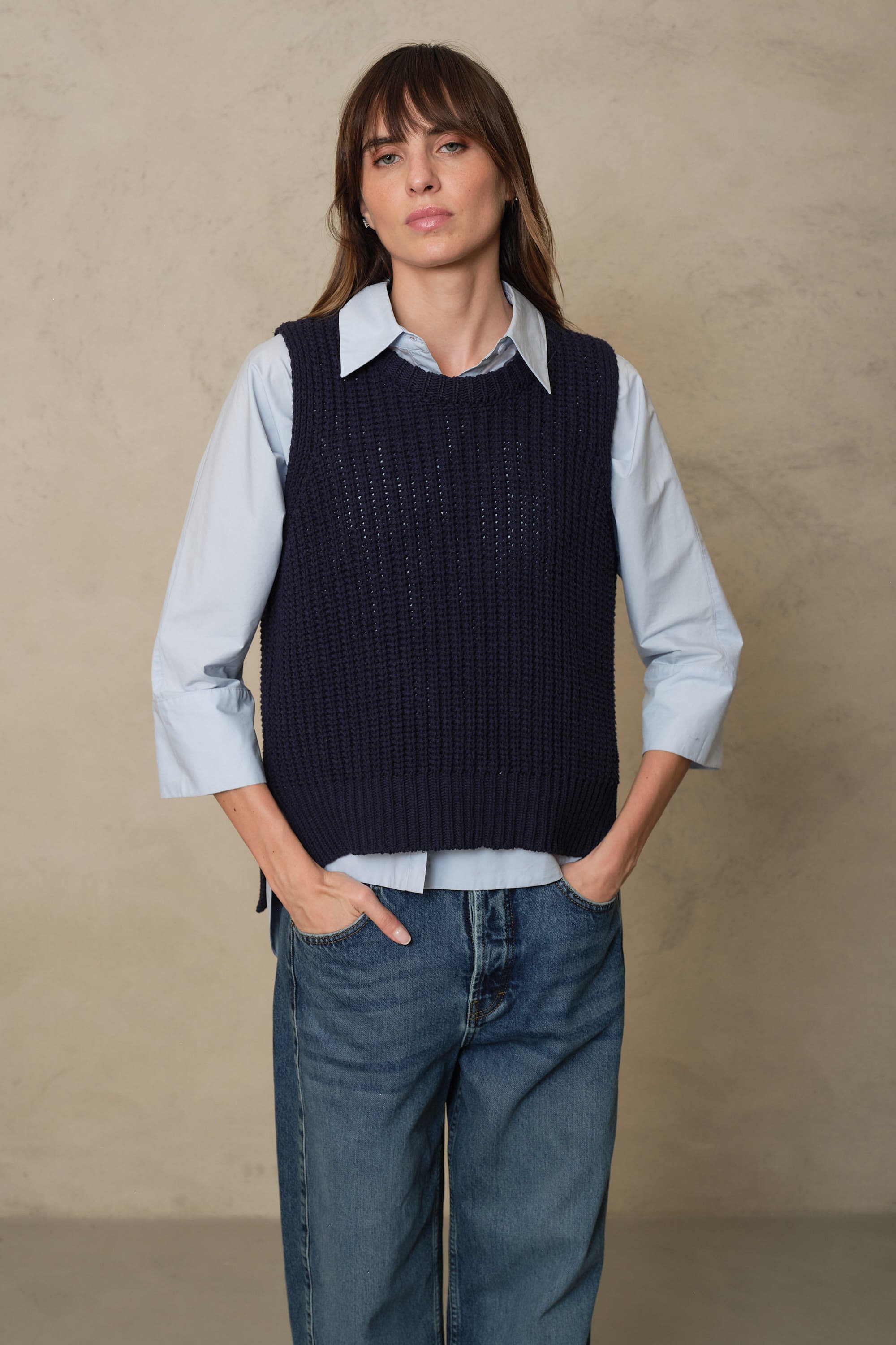 Outfits with the Rebecca Knitted Tank