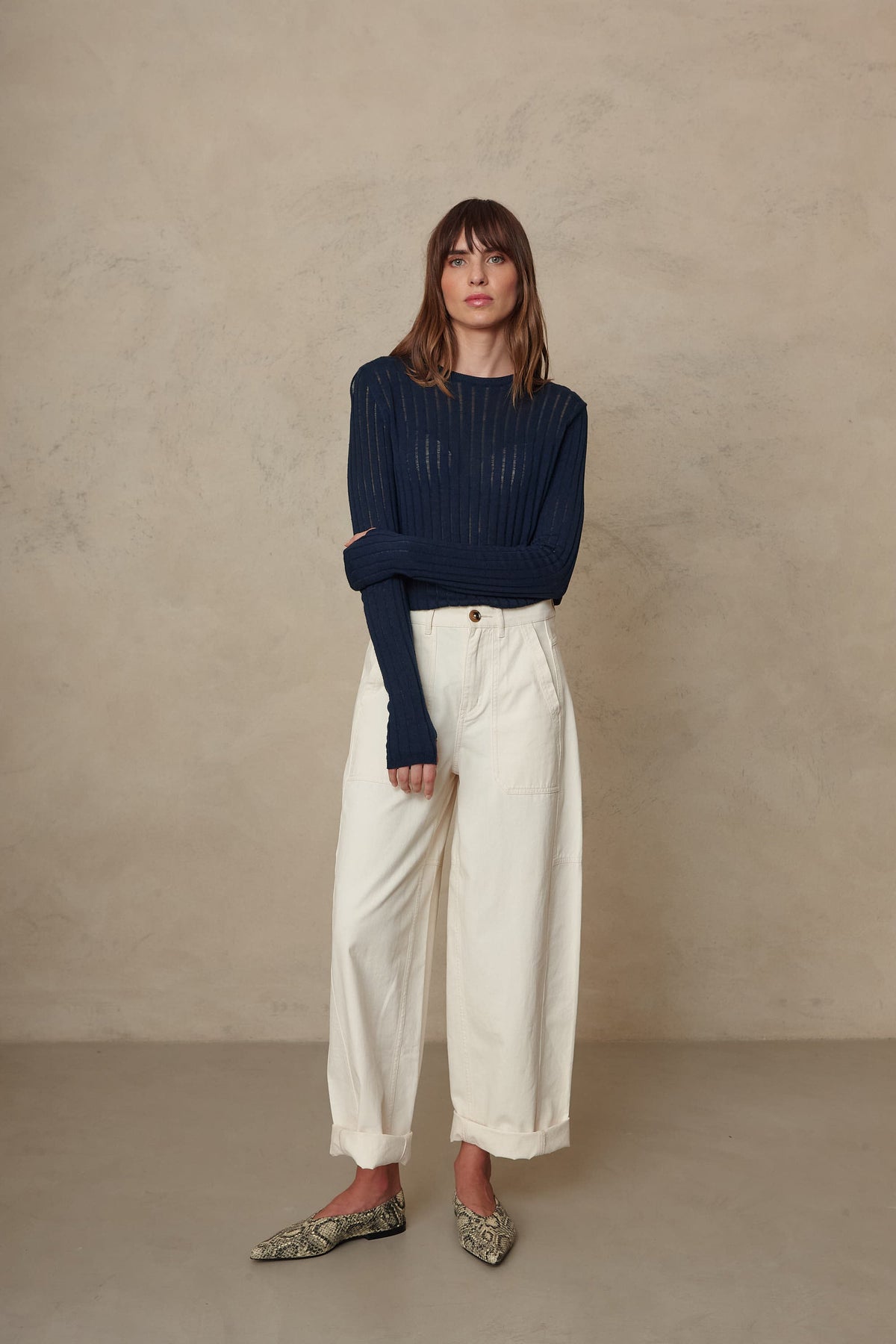 Wardrobe formula:  Billie and a knit