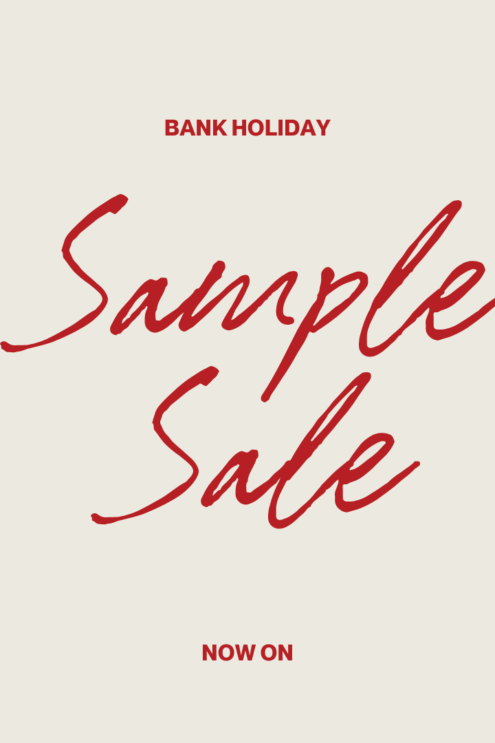 Bank Holiday Sample Sale