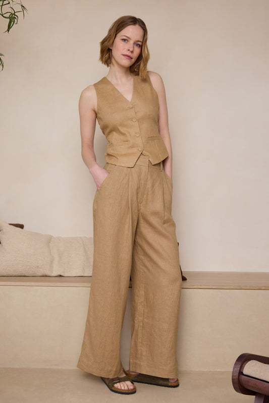 Leah Linen Trousers