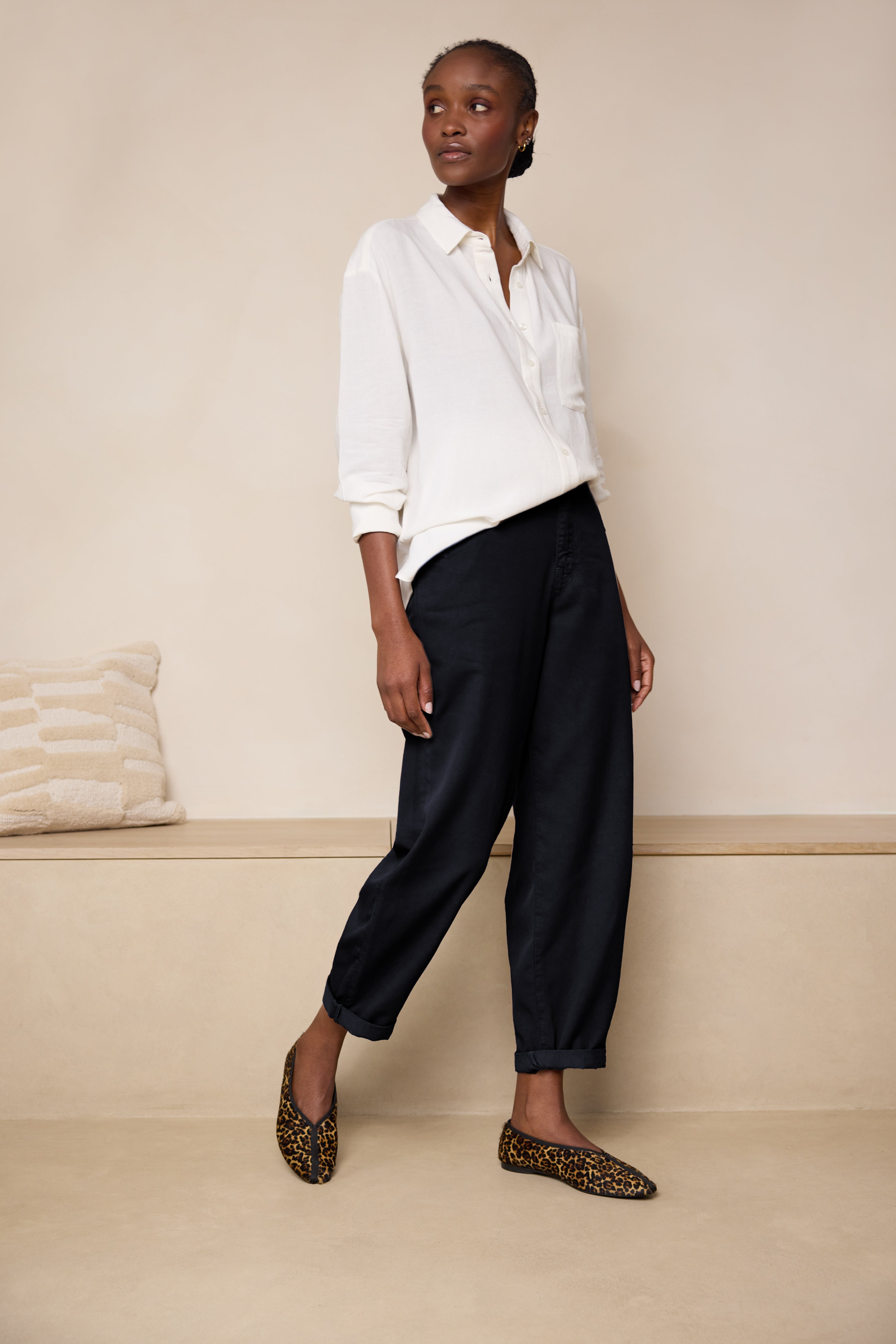 Kate Cargo Trouser - Navy