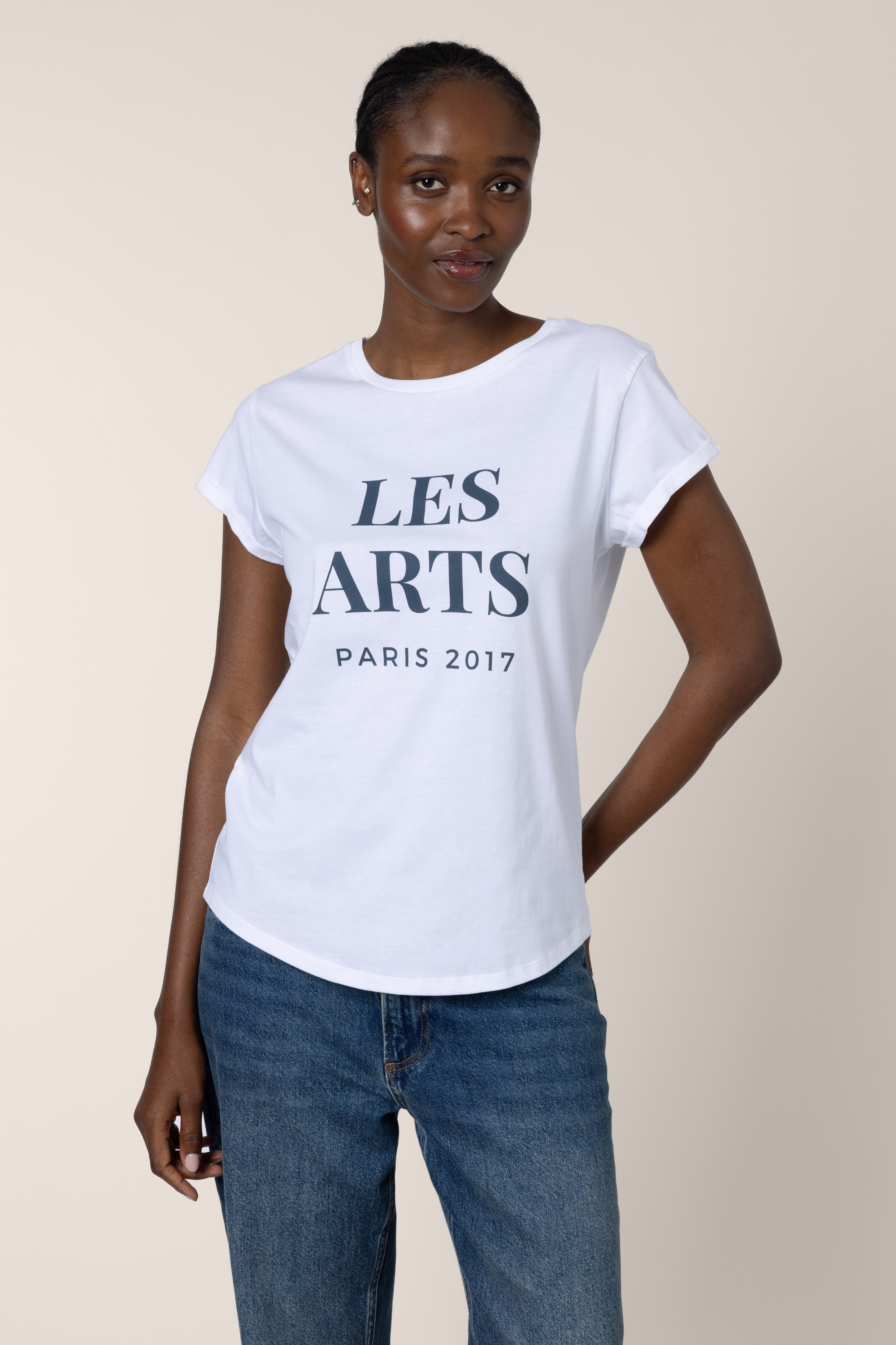 Les Arts Neat Fit T-Shirt - White