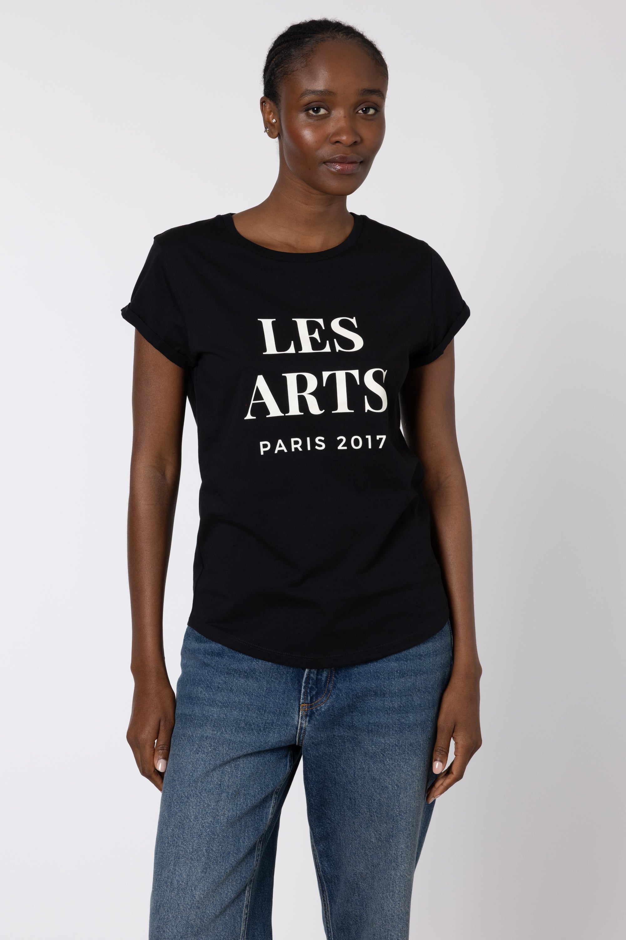 Les Arts Neat Fit T-Shirt - Black