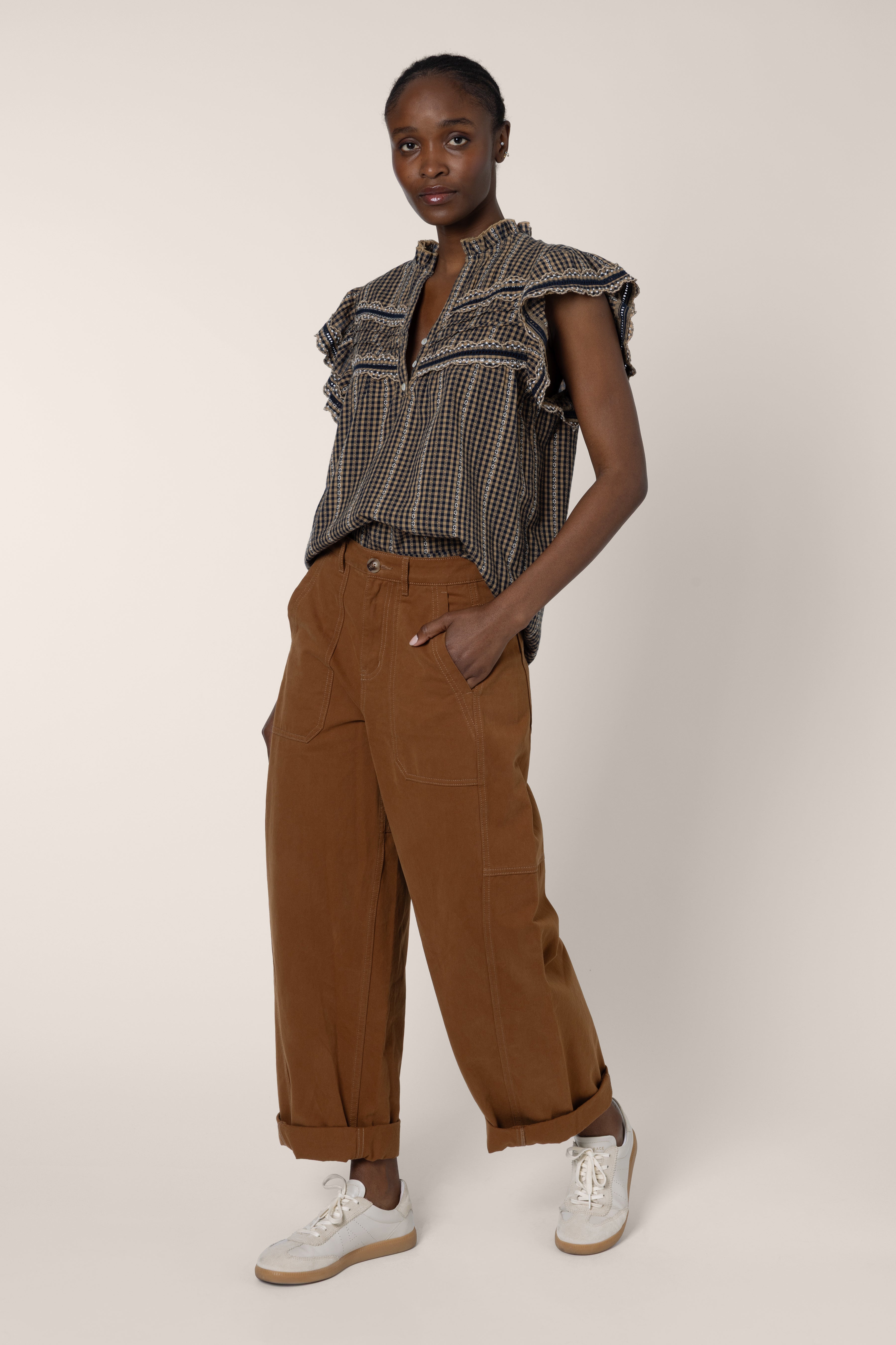 Charlie Gingham Blouse