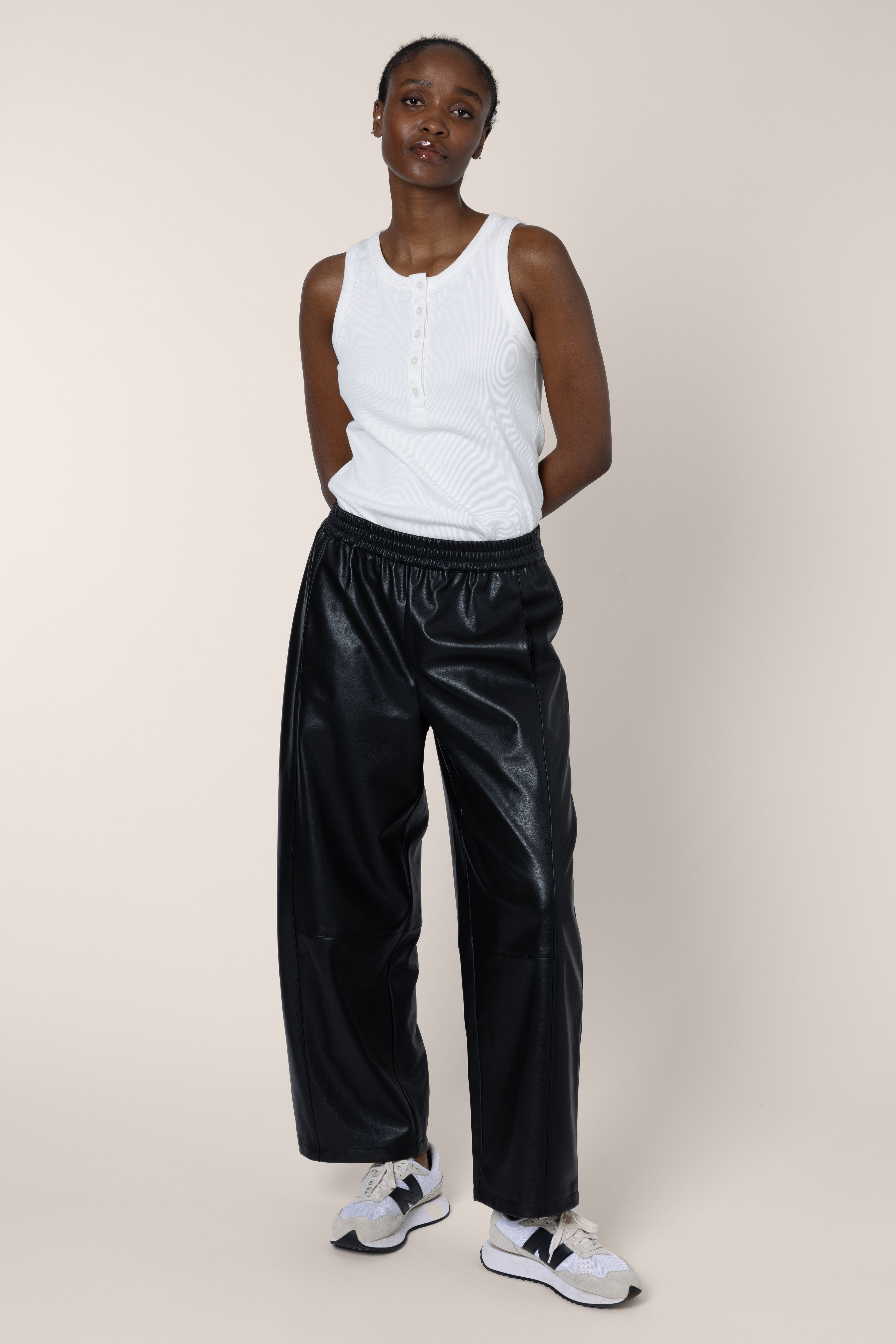 Mabel Button Down Vest - Ivory