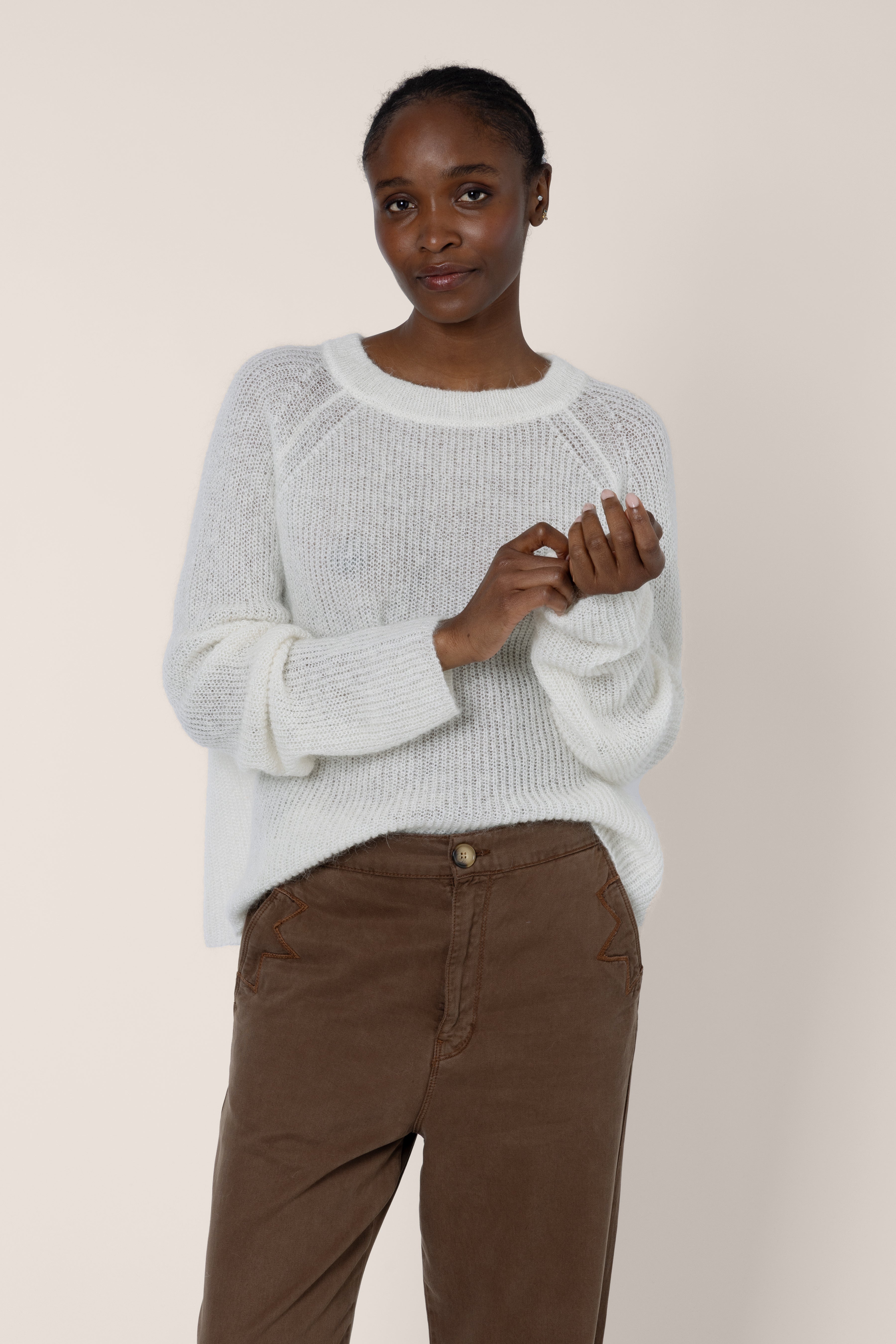 Felicity Loose Knit Jumper - Ivory