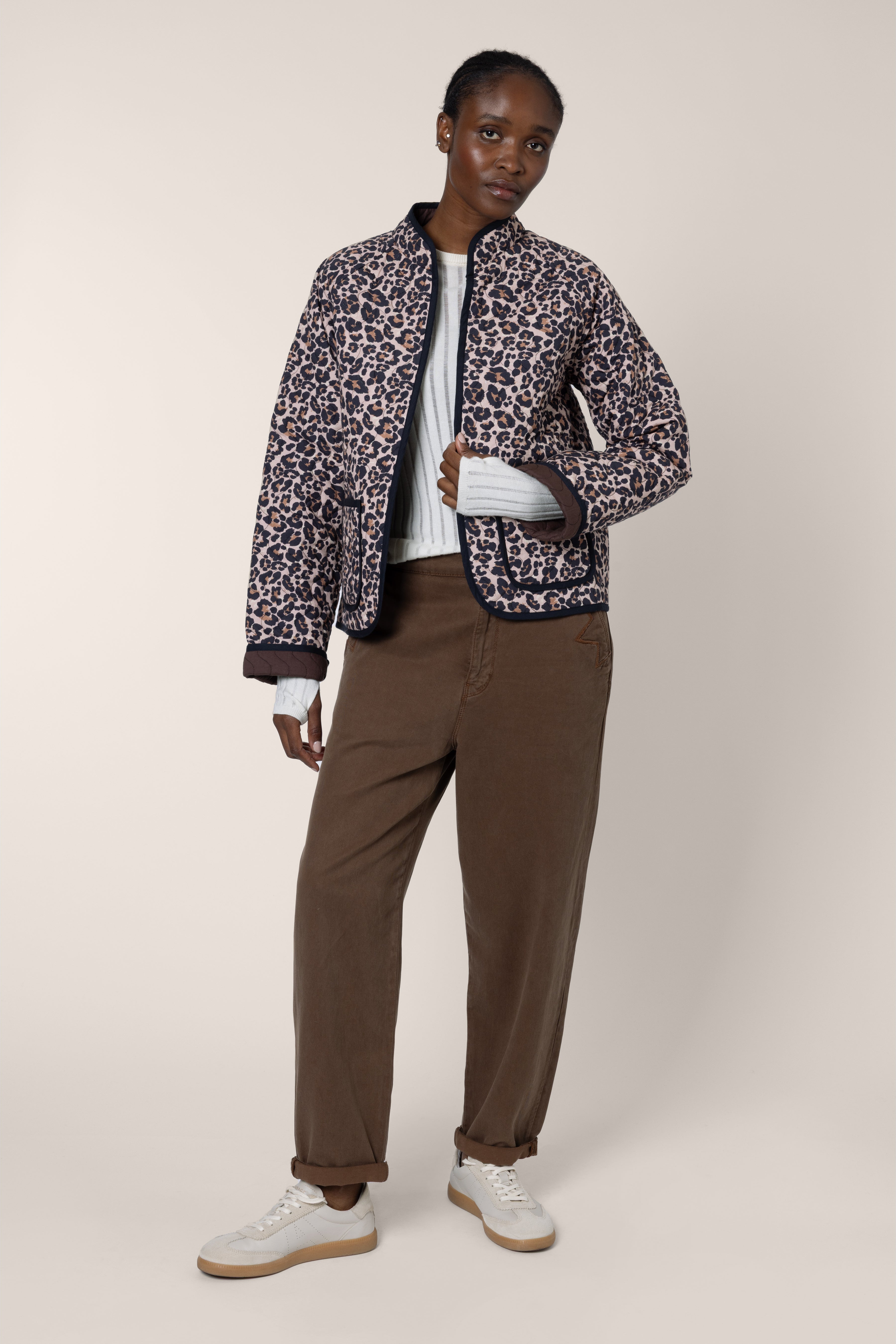 Lola Leopard Print Jacket