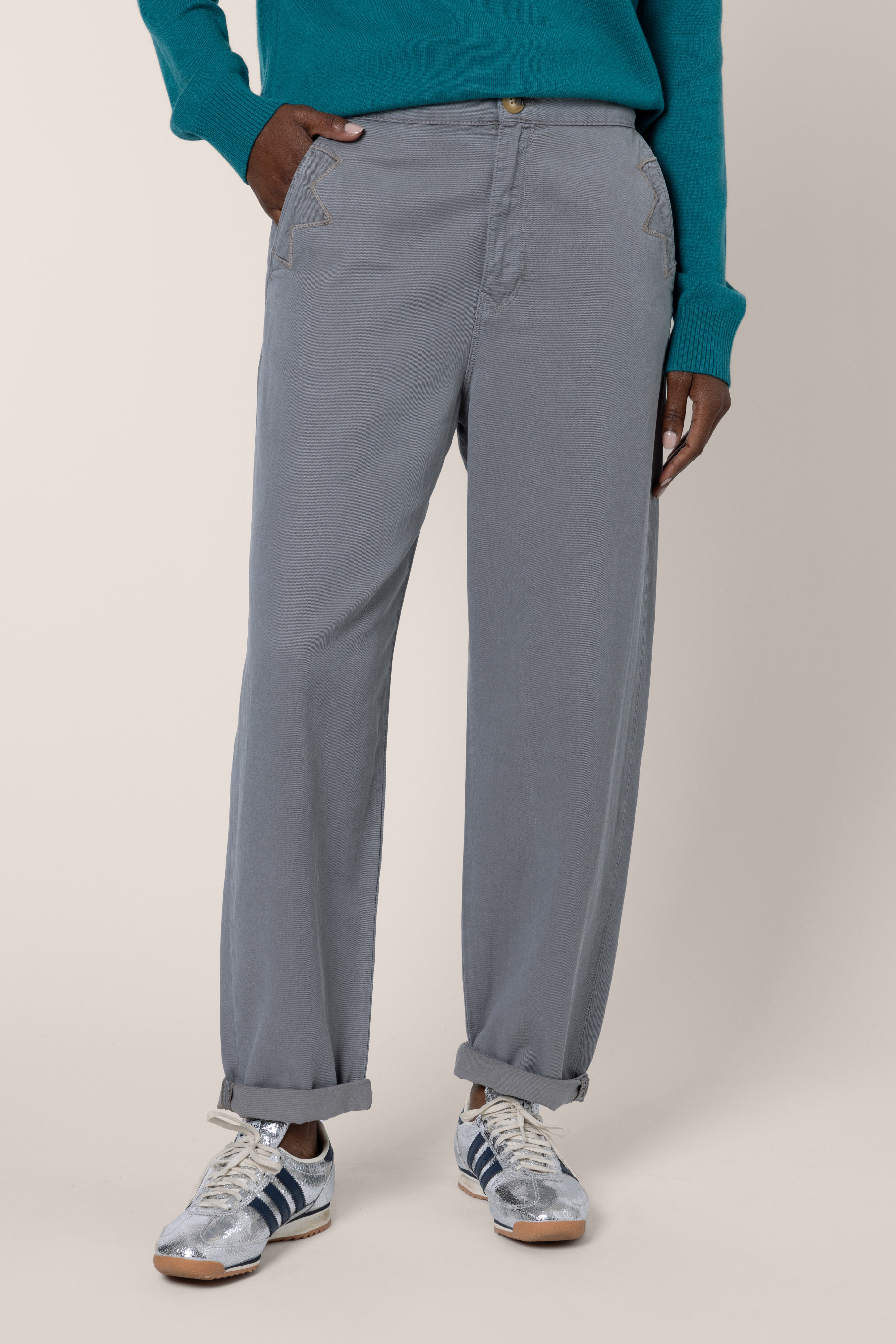 Kate Cargo Trouser - Grey
