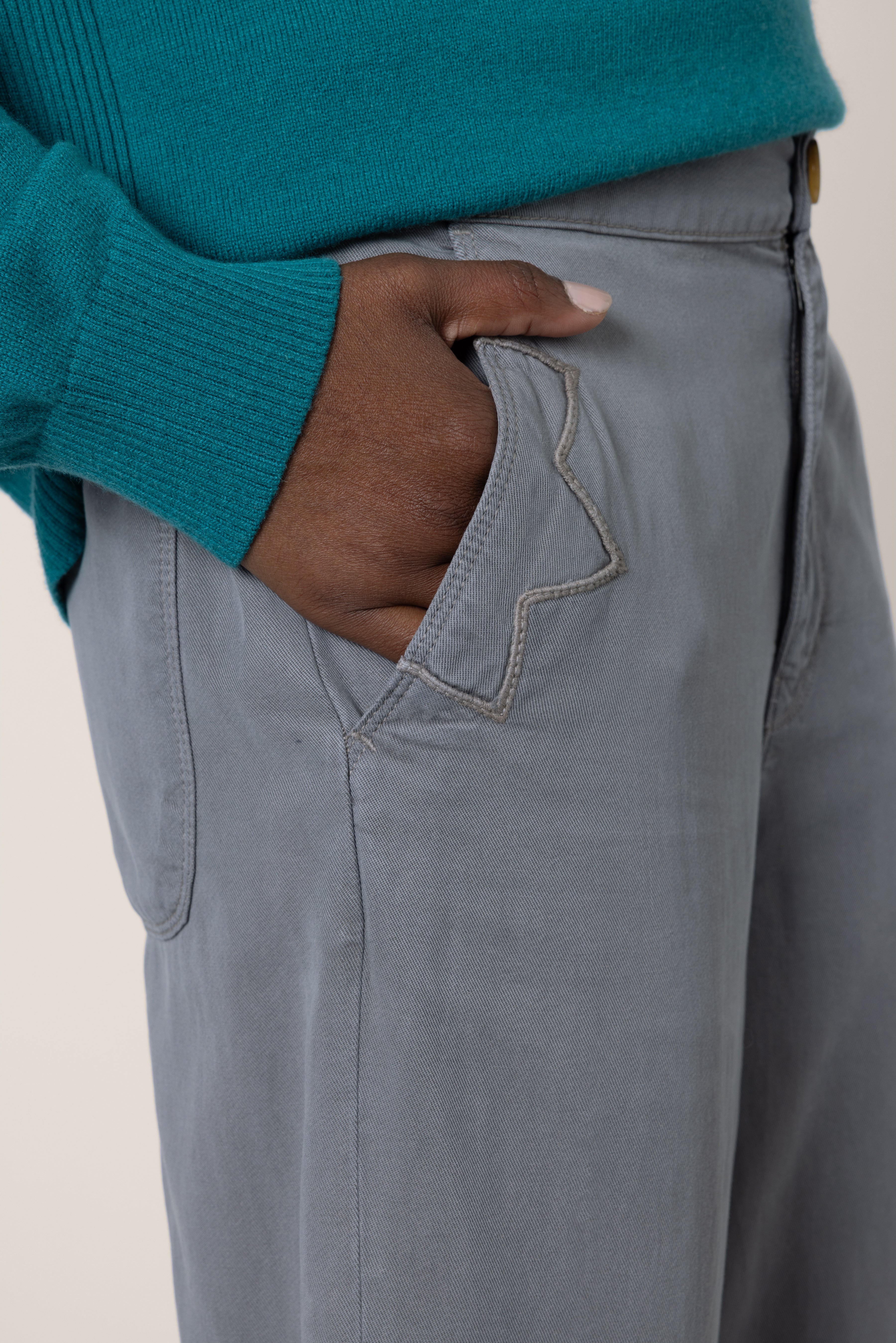 Kate Cargo Trouser - Grey