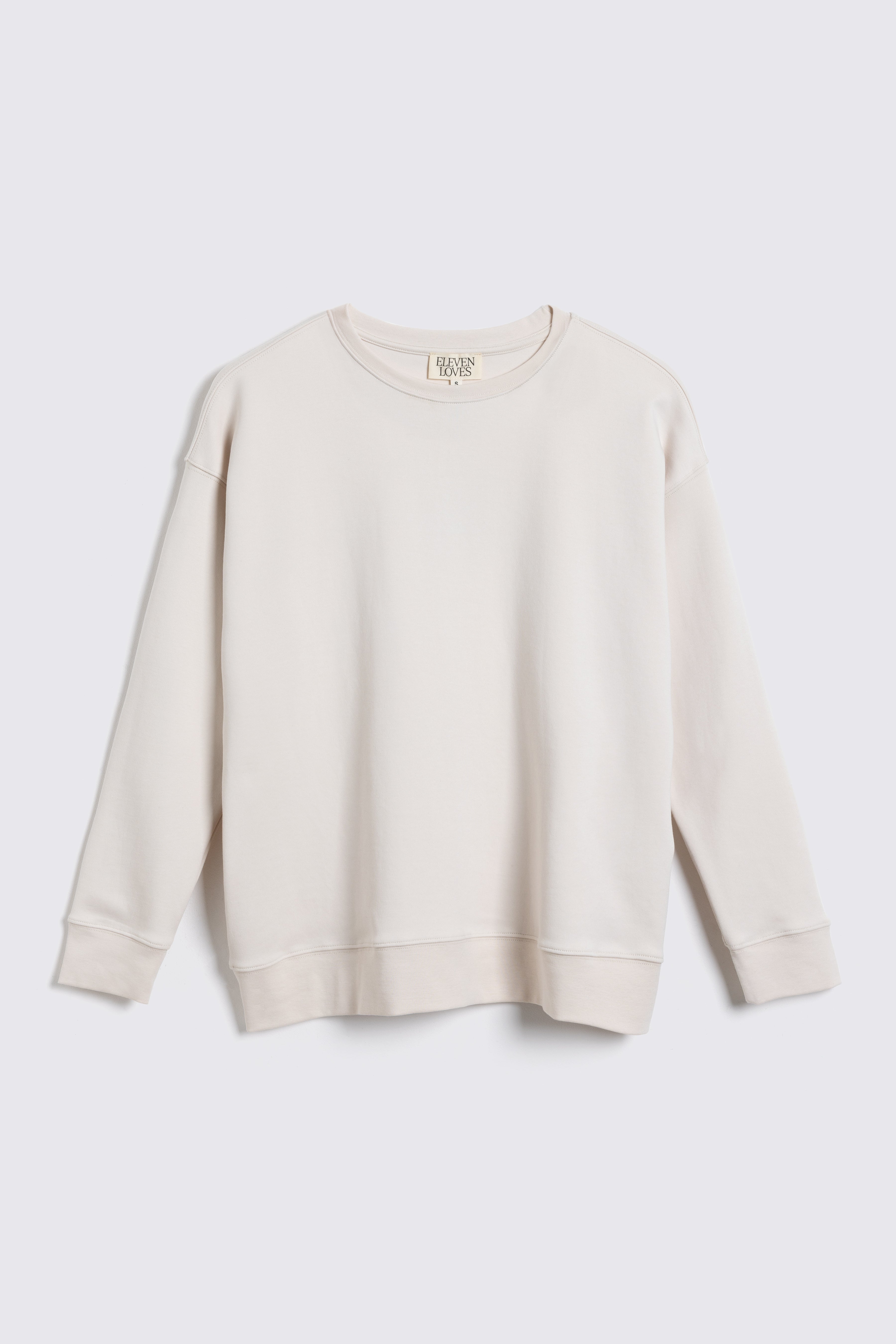 The Perfect Crew Neck Sweatshirt - Vanilla
