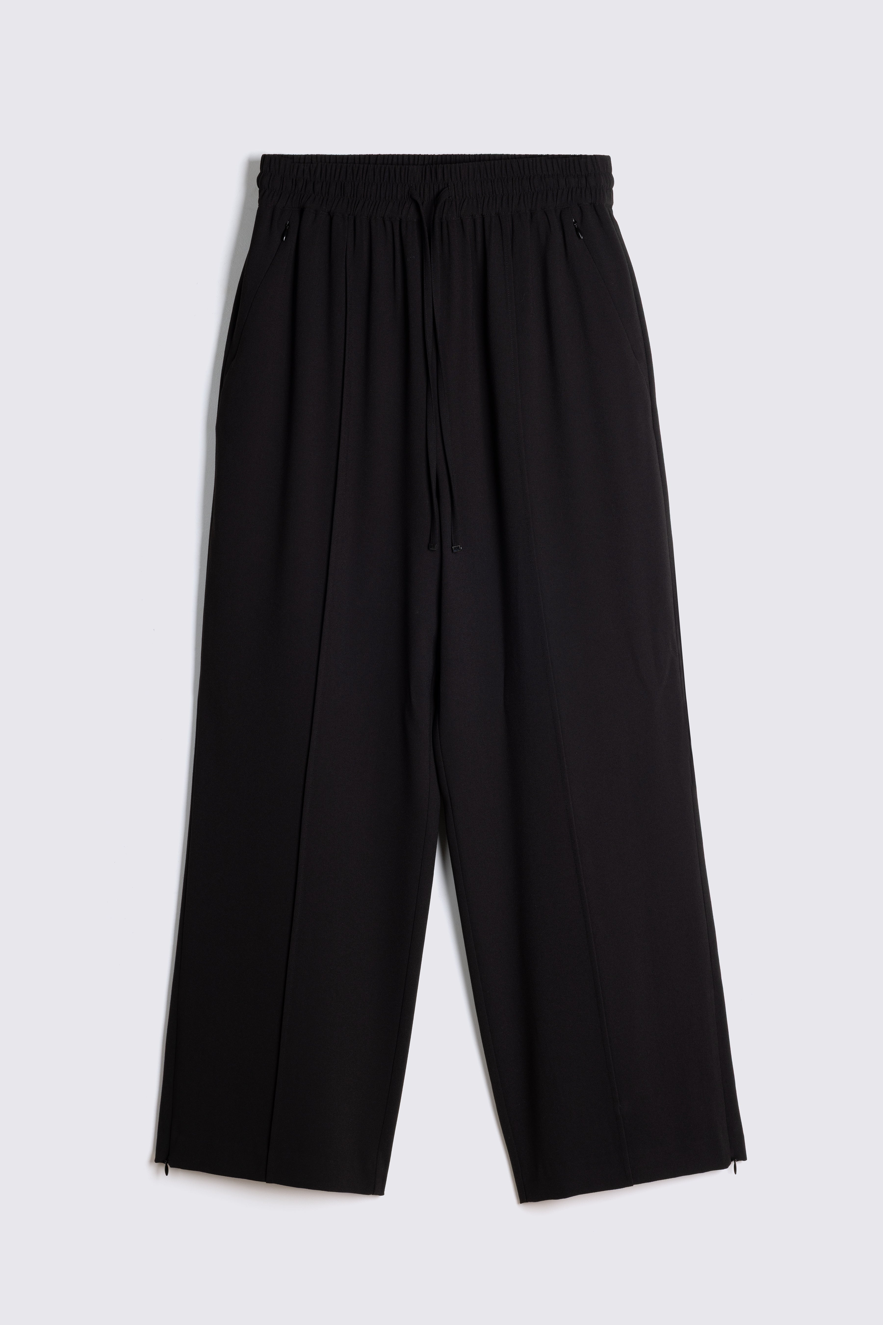 Zara Zip Trousers - Black