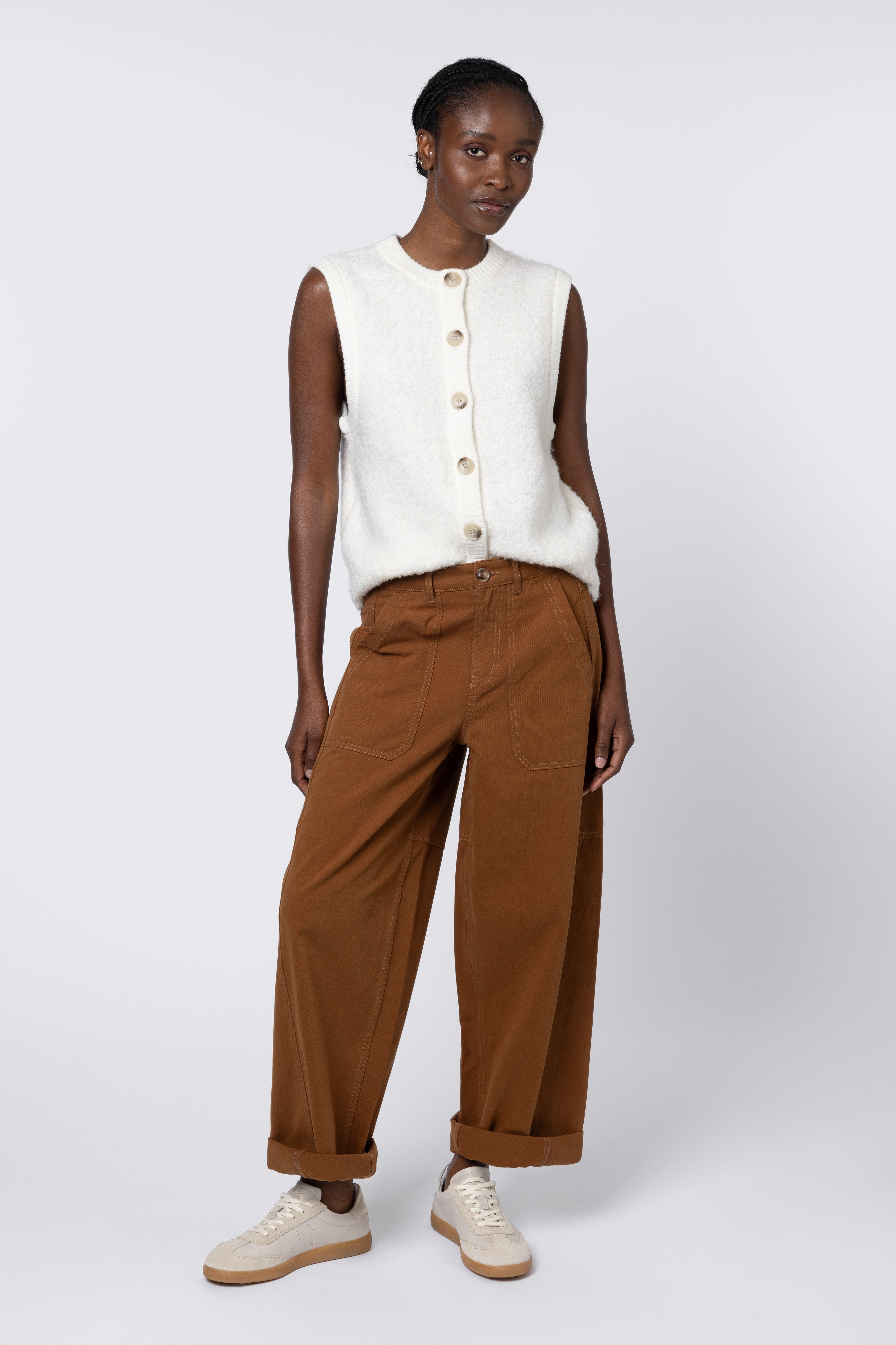 Bonny Boucle Tank - Ivory