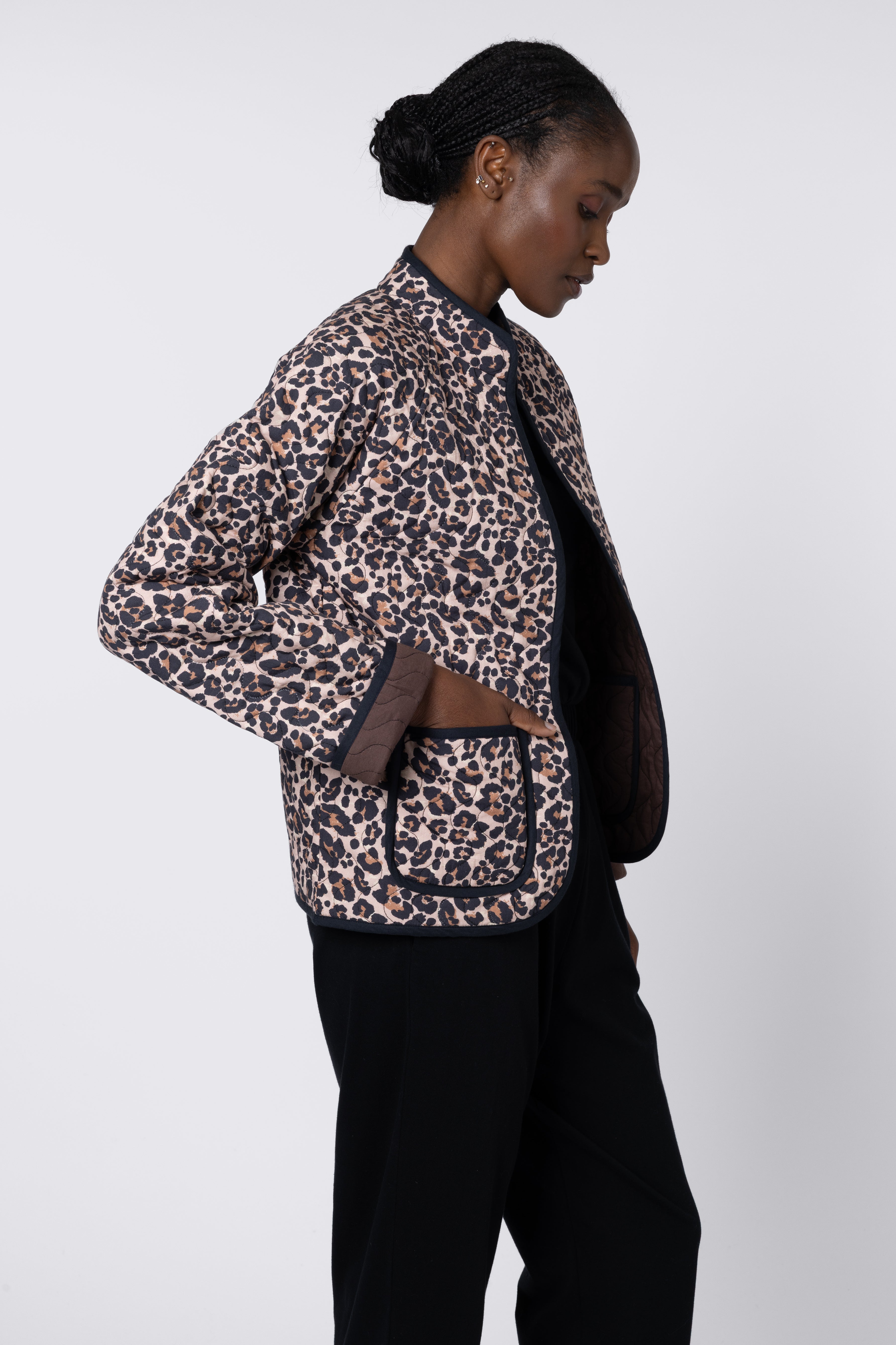Lola Leopard Print Jacket