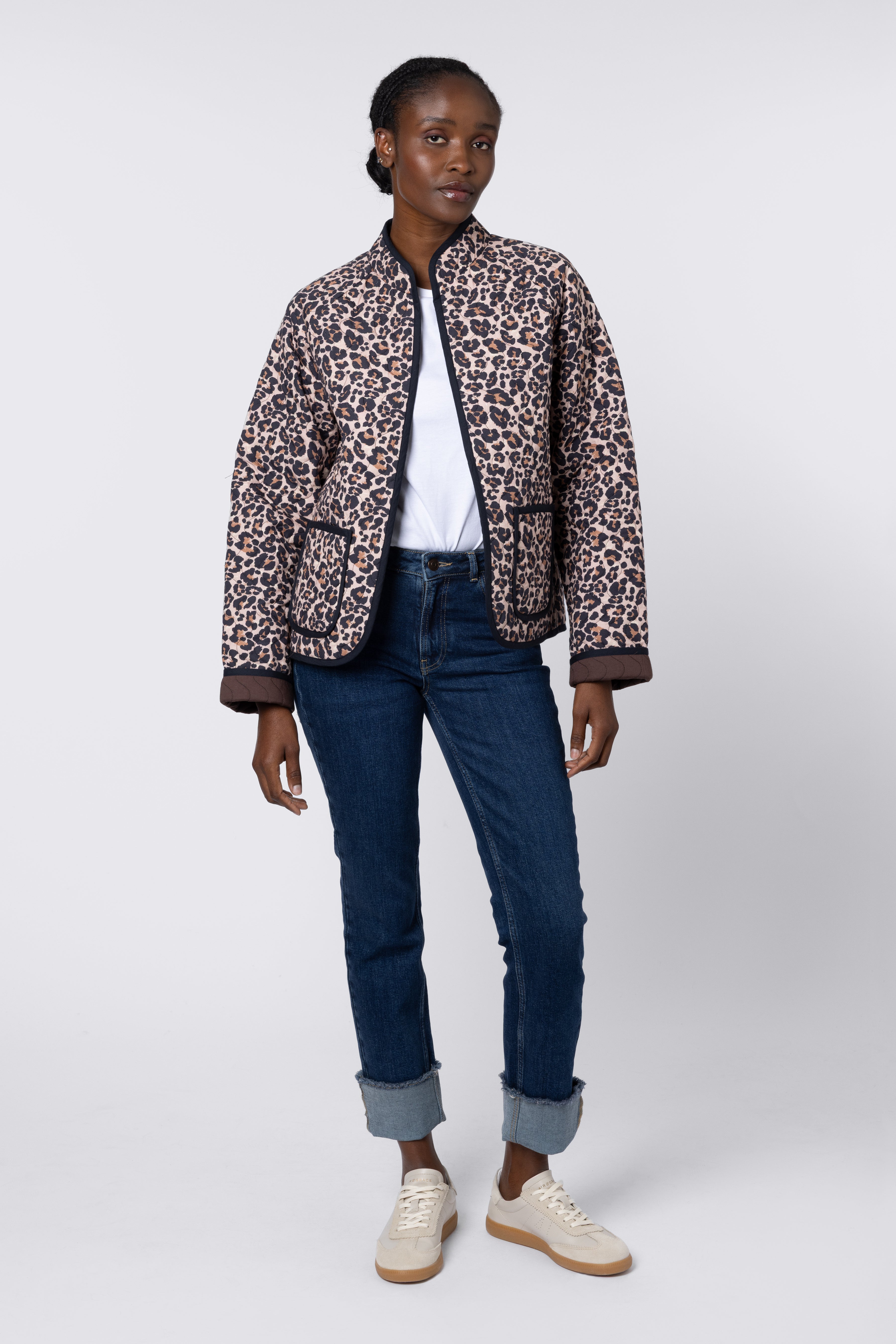 Lola Leopard Print Jacket