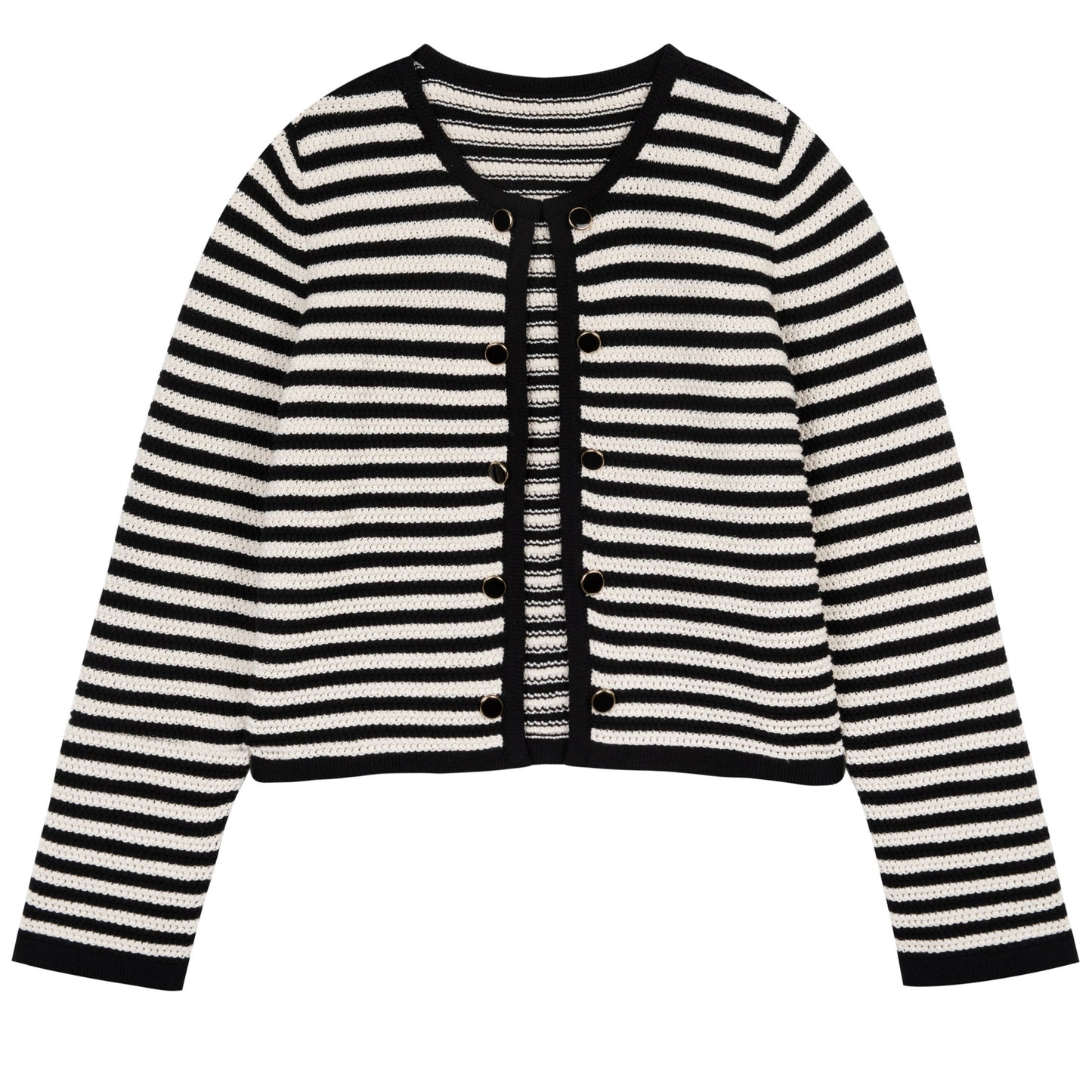 striped knitted jacket Eleven Loves