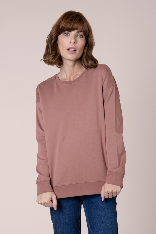 THE PERFECT CREW NECK SWEATSHIRT (MOCHA)