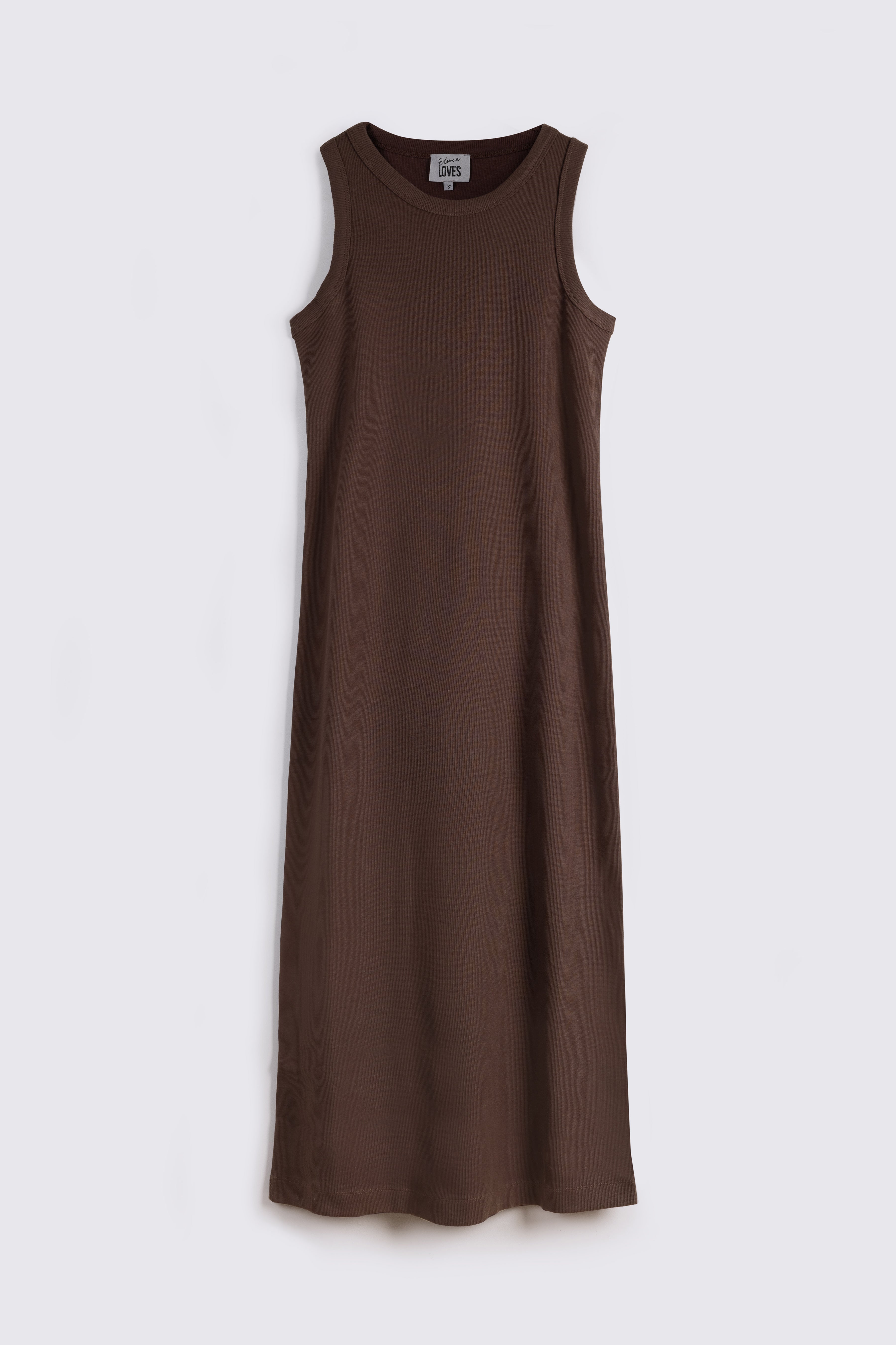 Brown jersey dress on sale