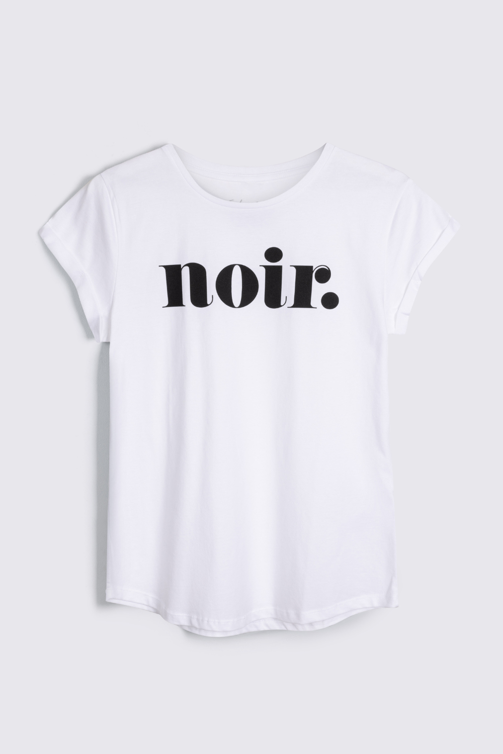 noir neat fit t-shirt white t-shirt slogan t-shirt eleven loves ellen loves 11 loves