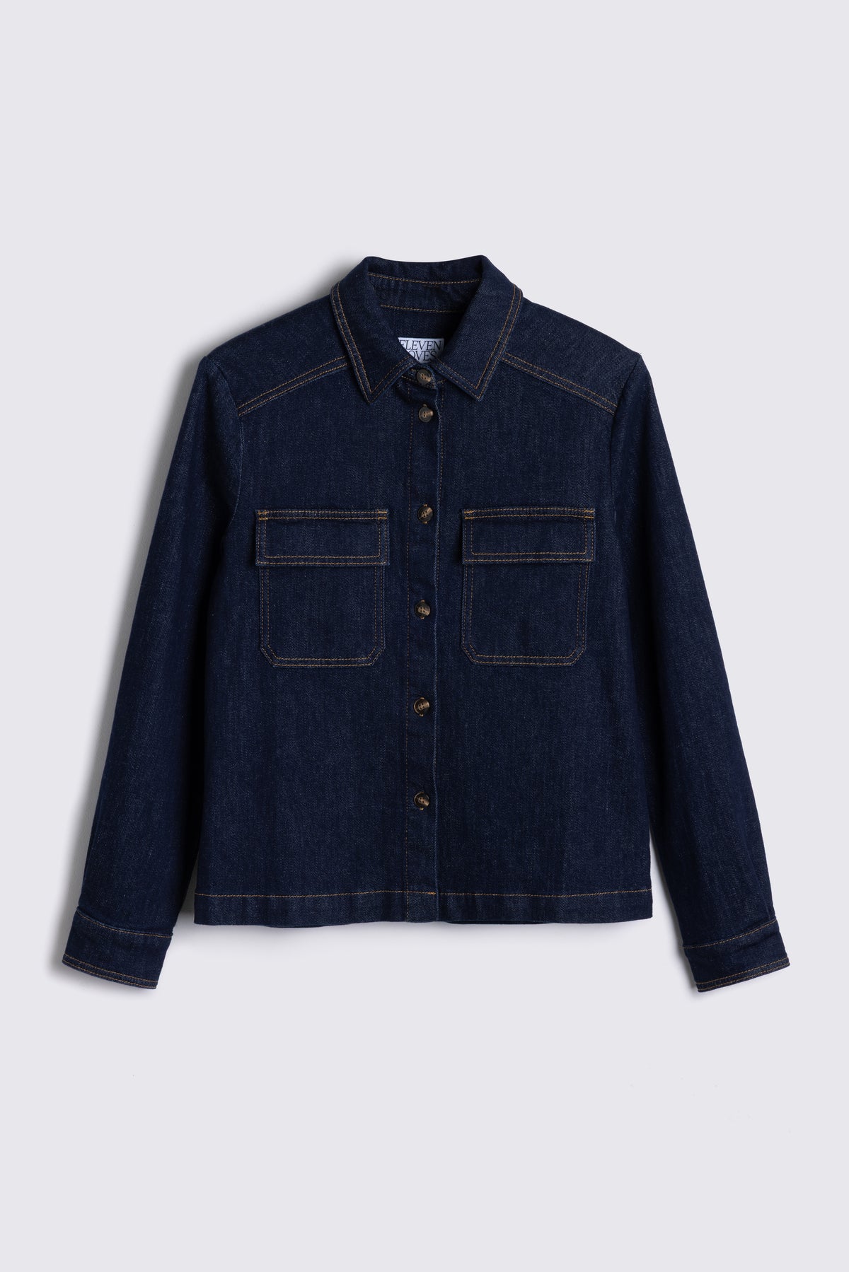 Sadie Denim Shacket - Rinse Wash