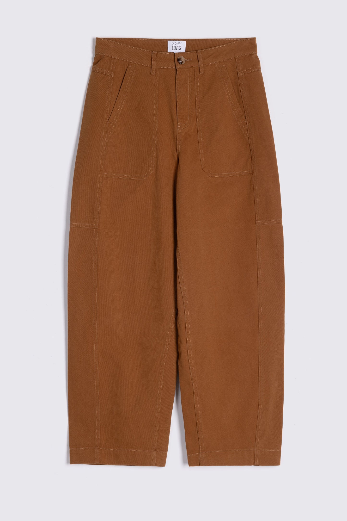 BILLIE BARREL LEG TROUSER (CAMEL)