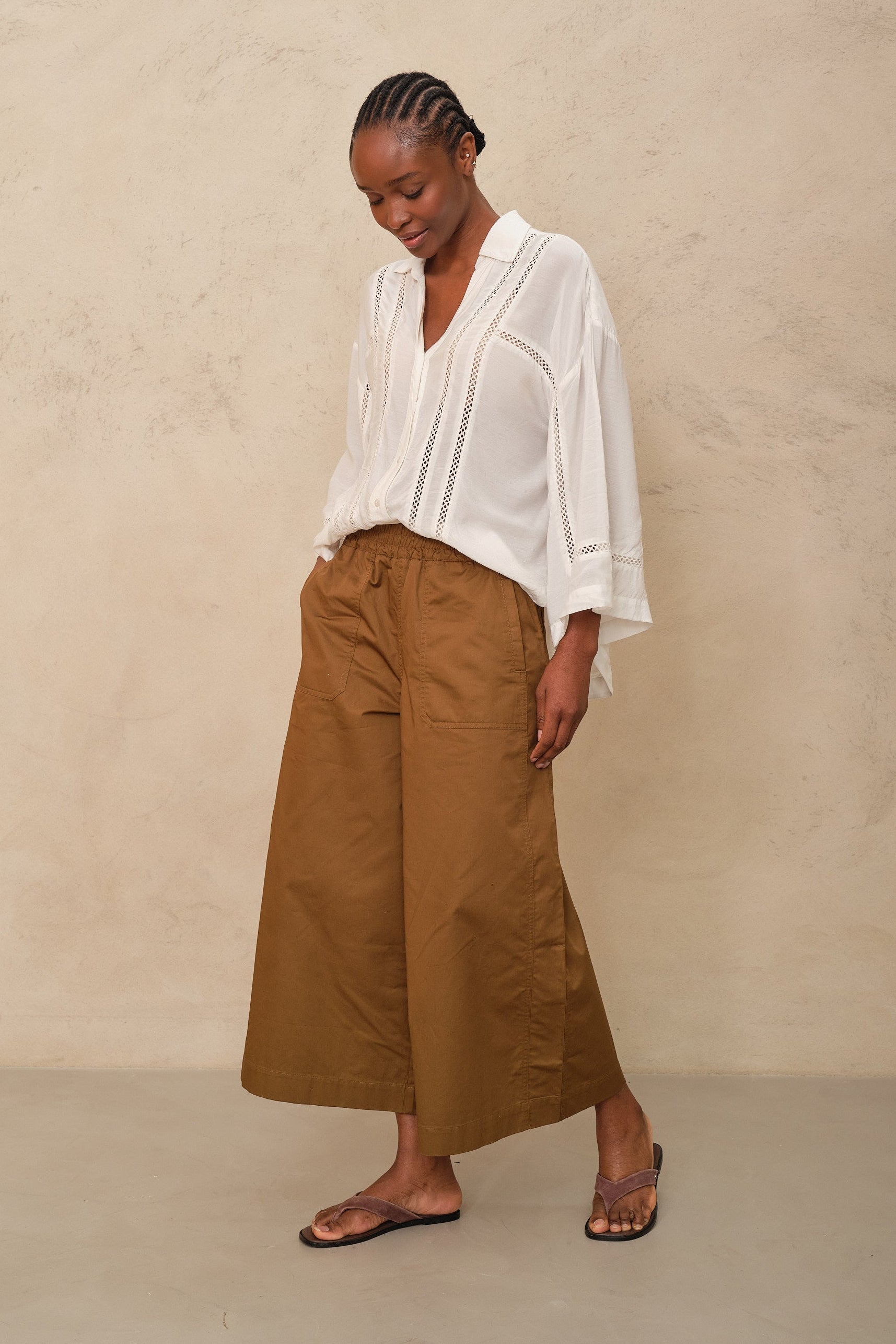 Verona Volume Shirt - Ivory