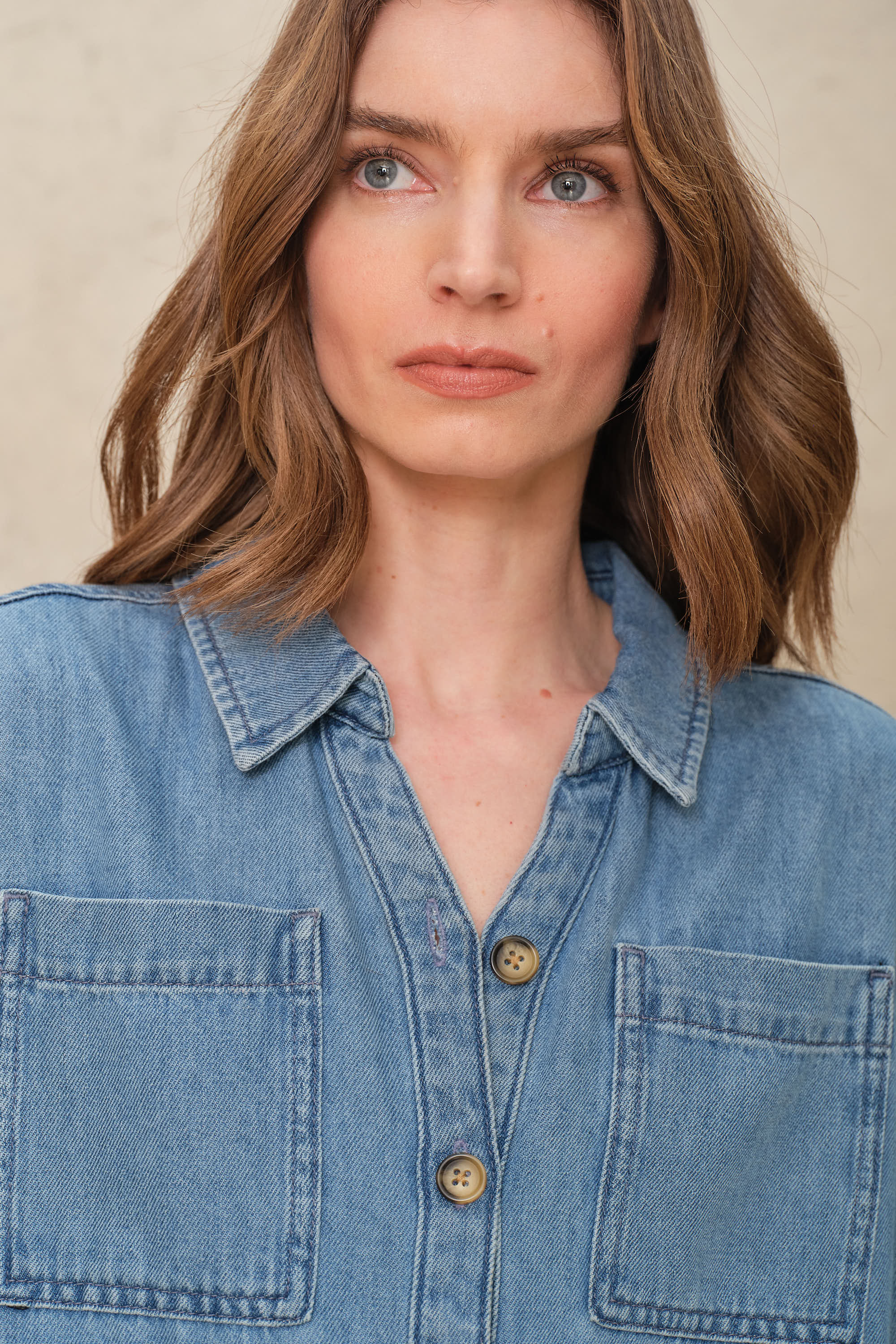 Daphne Denim Dress - Blue