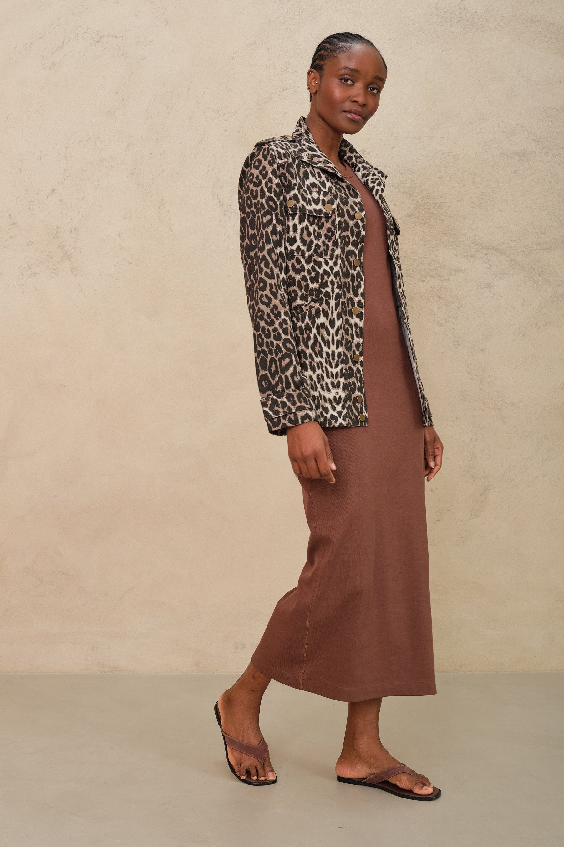 Izzy Jersey Dress - Chocolate
