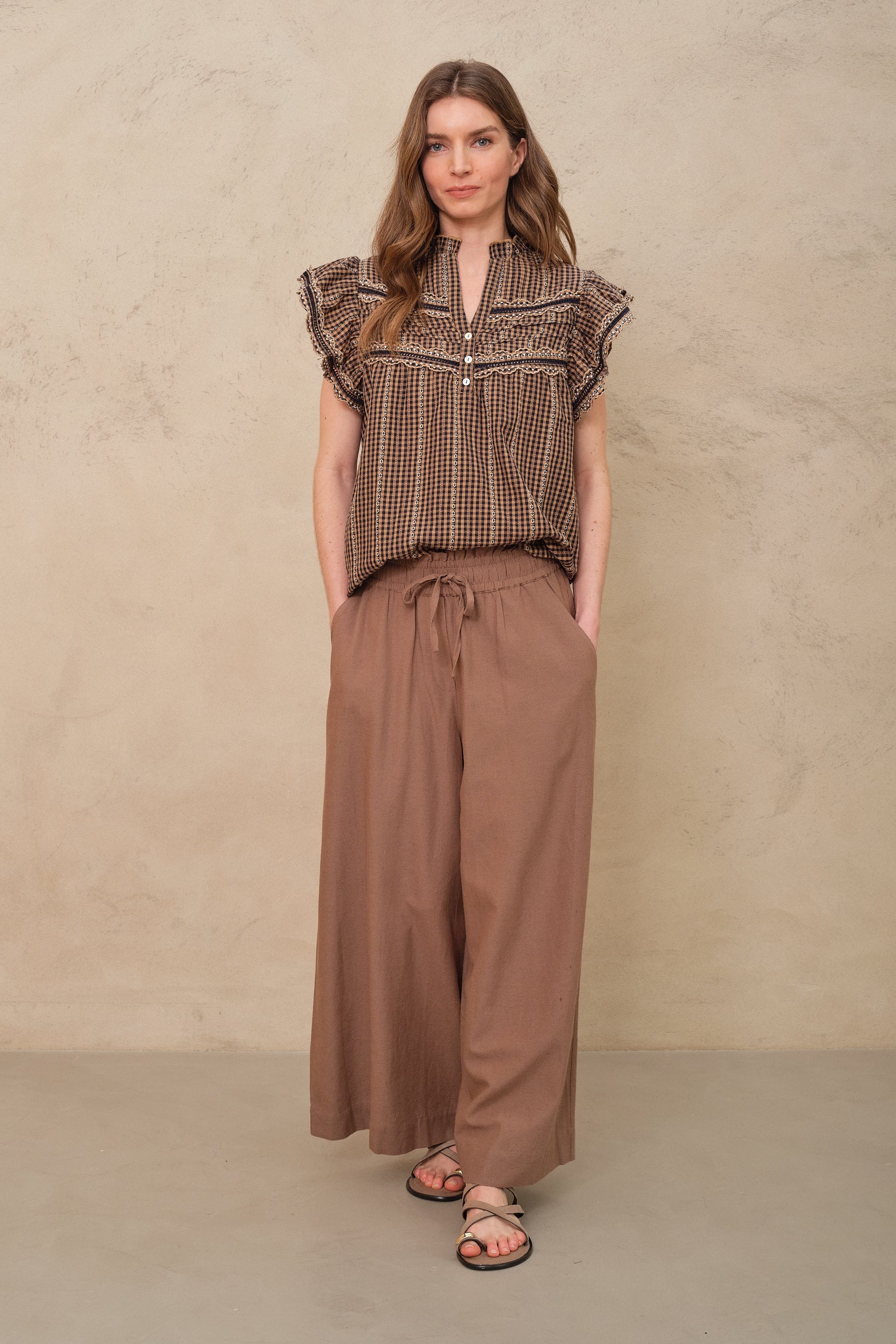 Charlie Gingham Blouse