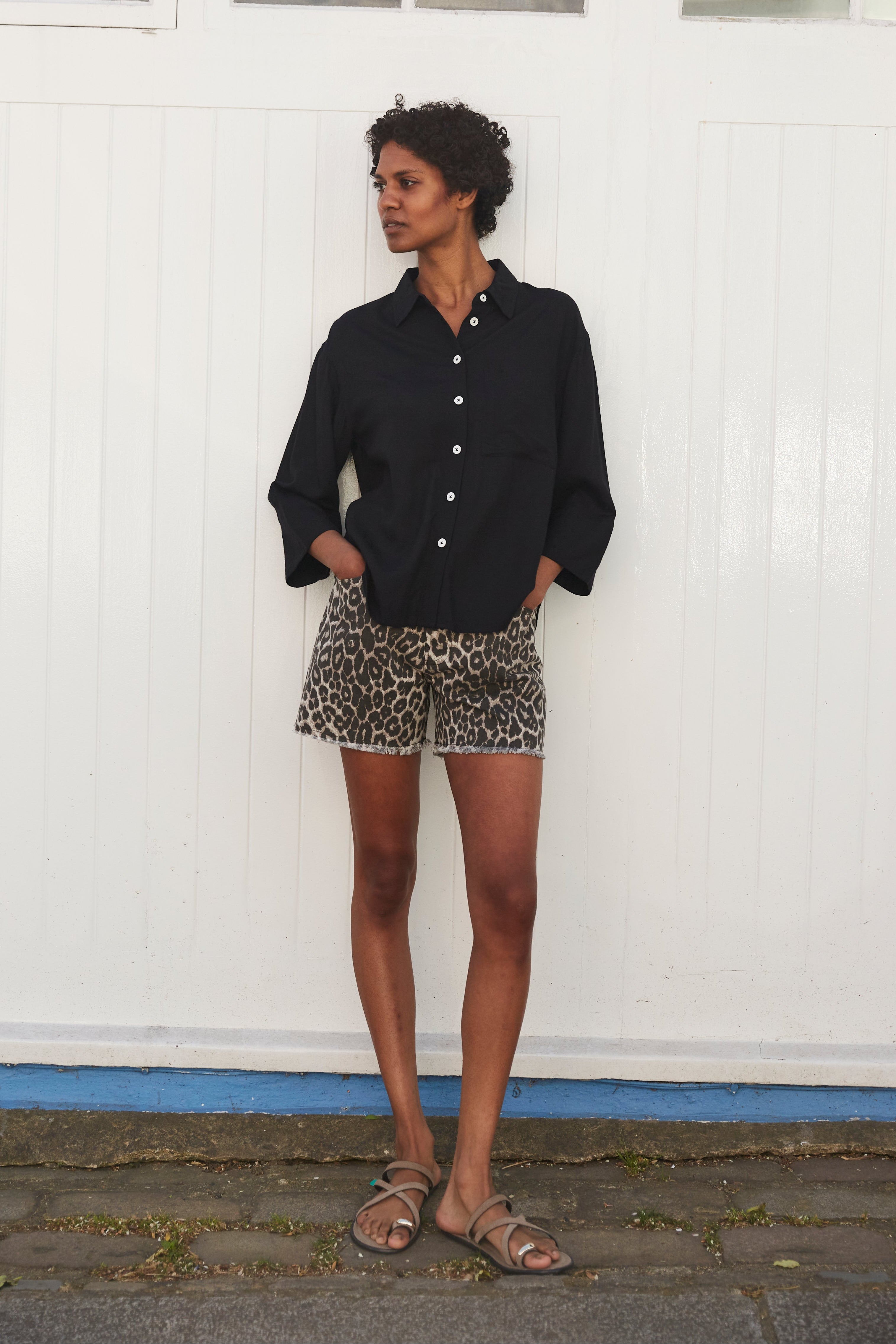 Alice Leopard Print Shorts