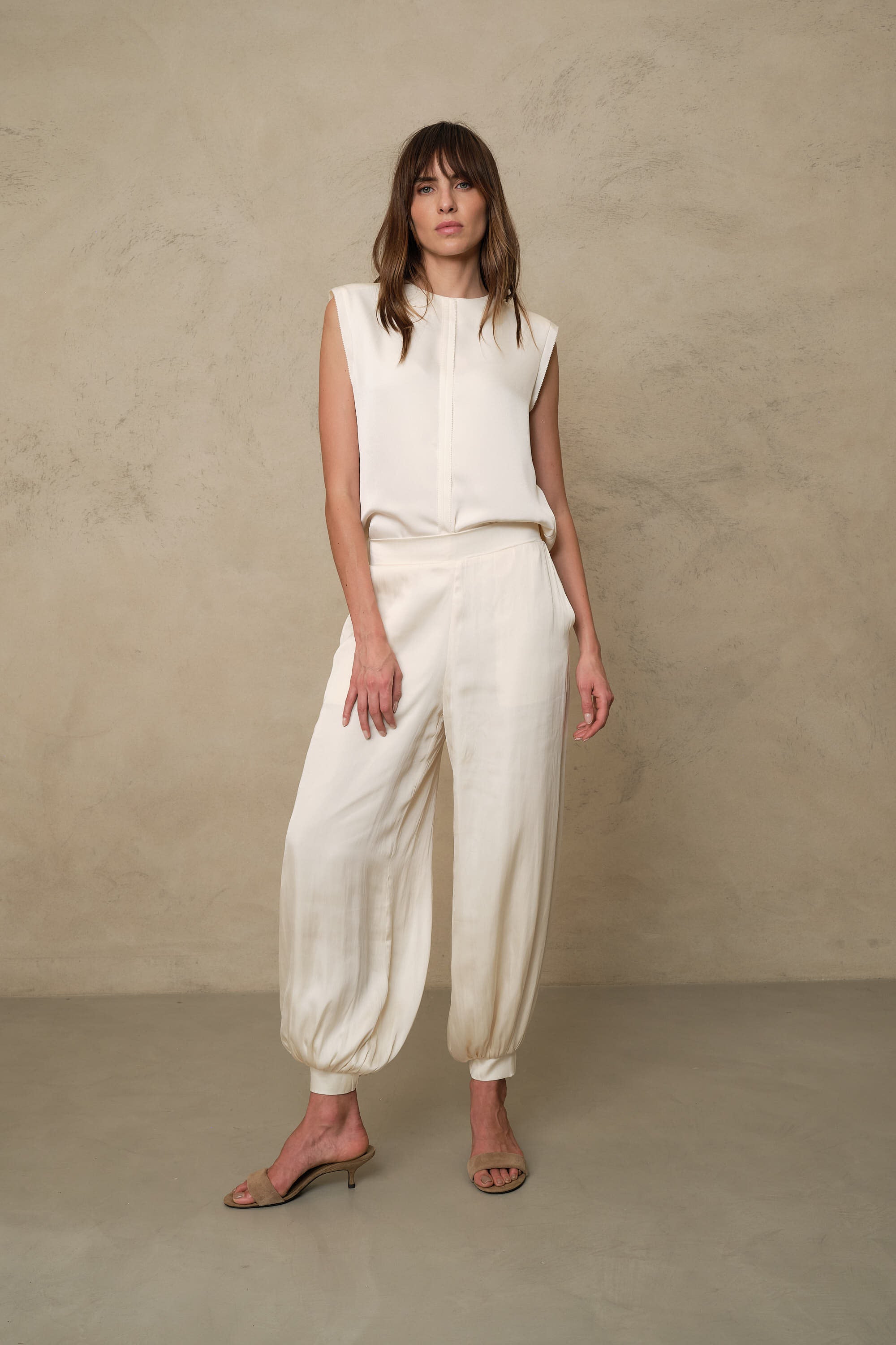 Maeve Balloon Trousers - Ivory