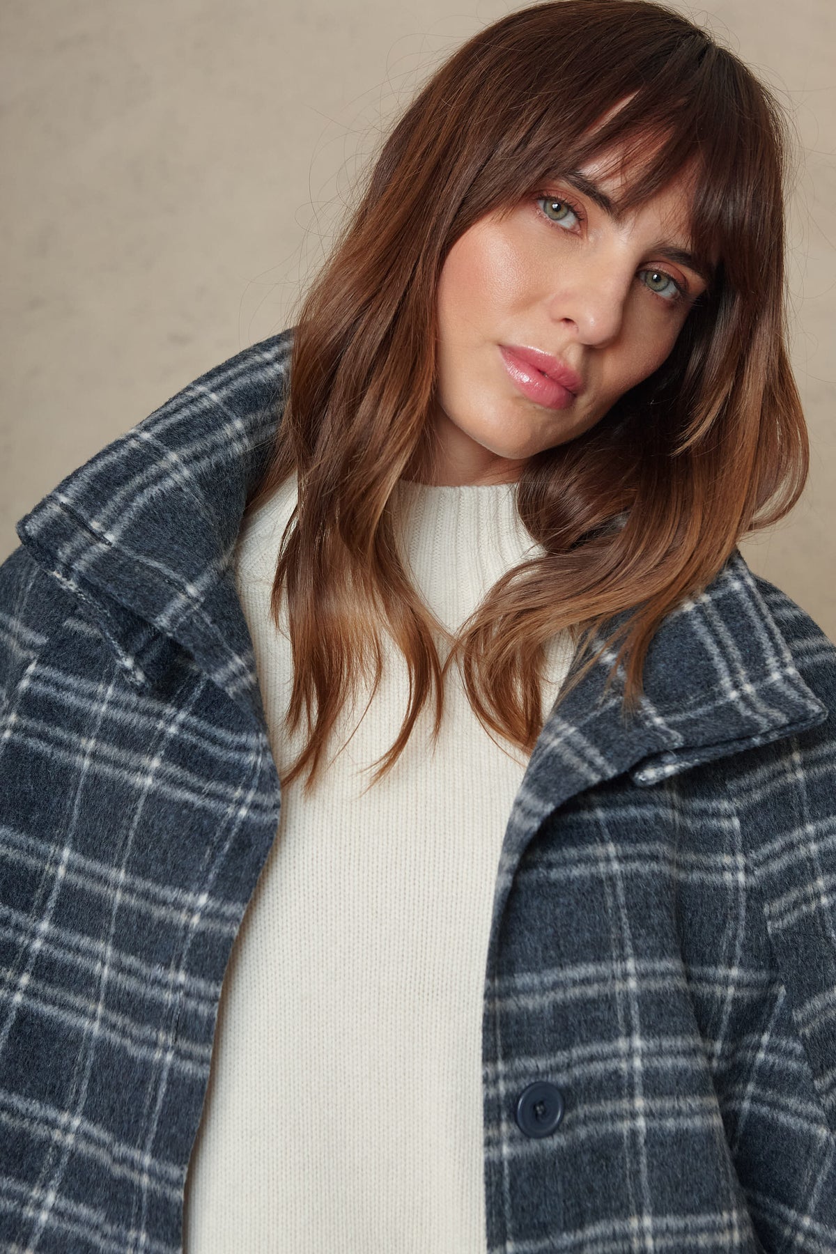 Audrey Wool Blend Cape