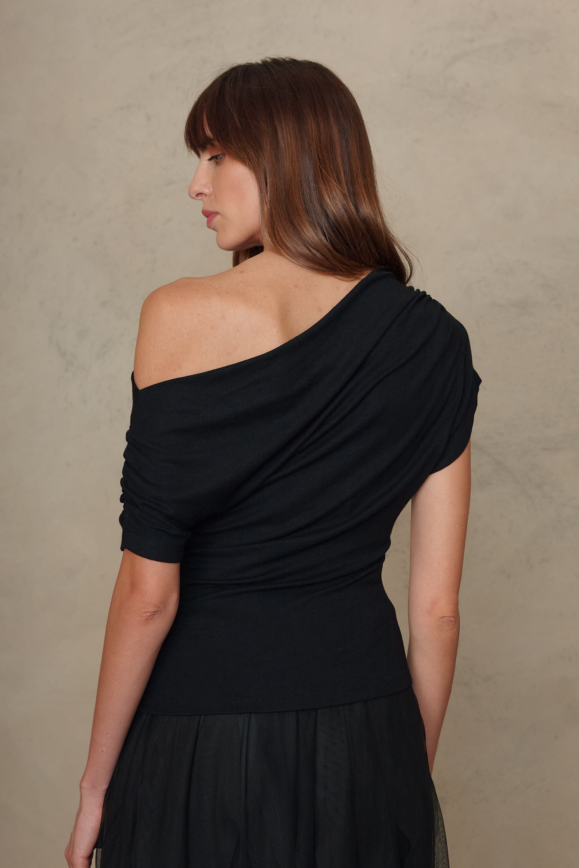 Esme Off Shoulder Top - Black