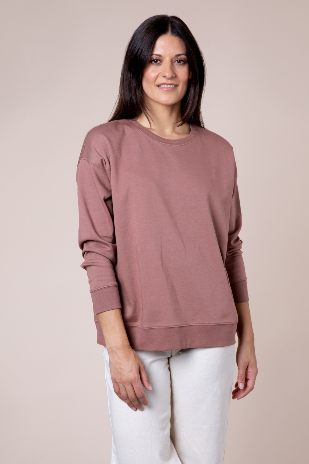 THE PERFECT CREW NECK SWEATSHIRT (MOCHA)