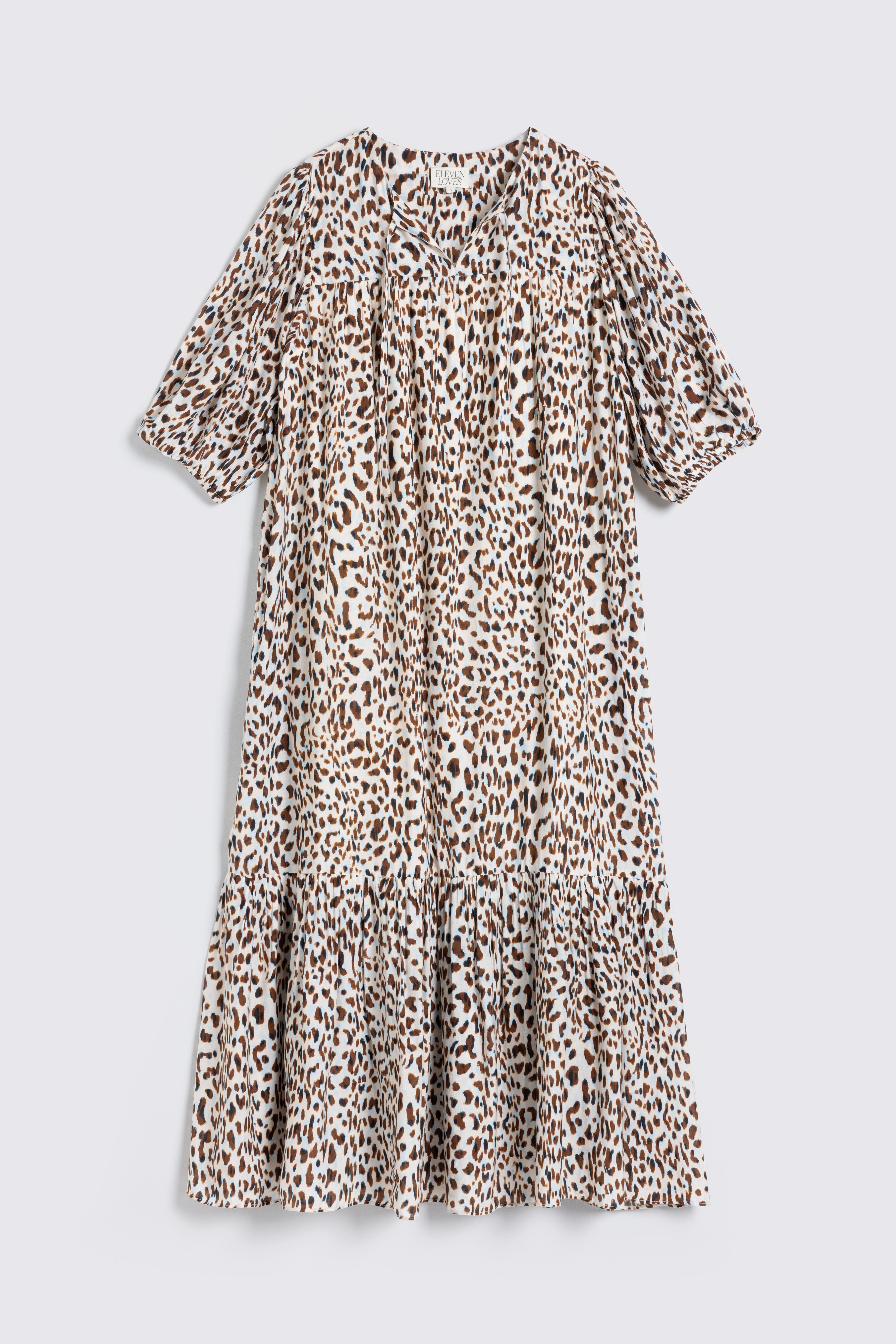 Florine Leopard Print Dress