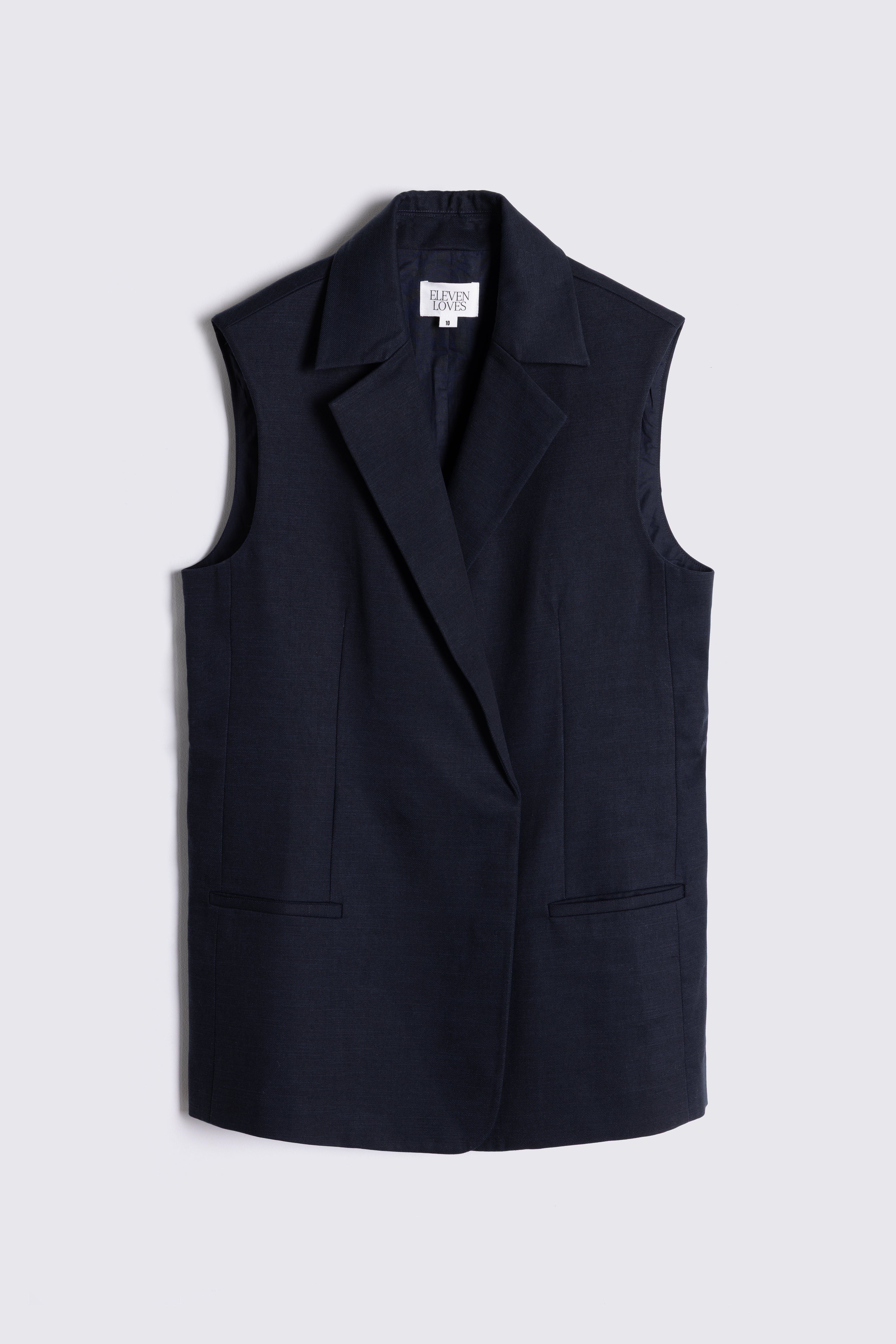 Ava Waistcoat - Navy - Eleven Loves
