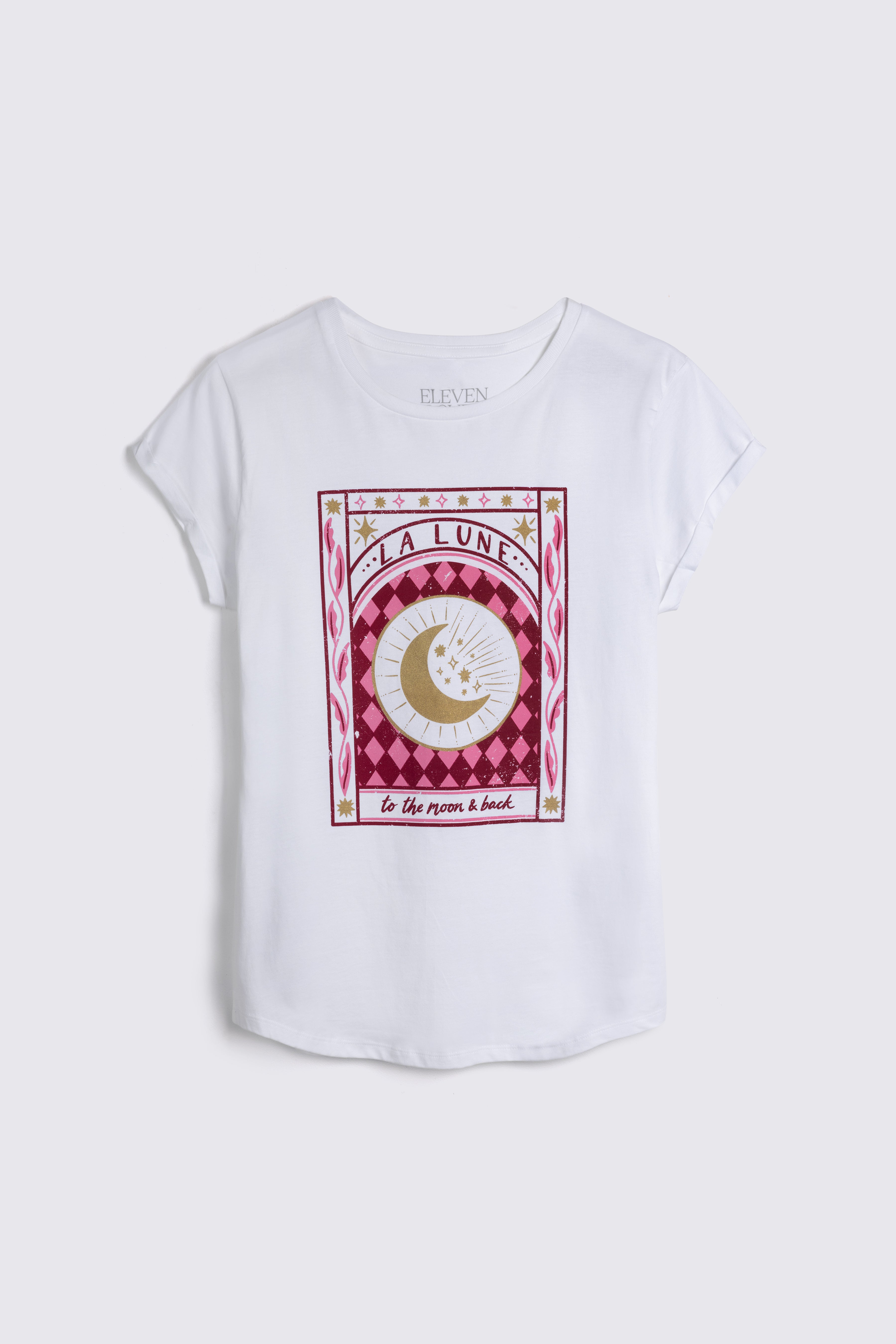 La Lune Neat Fit T-Shirt - White
