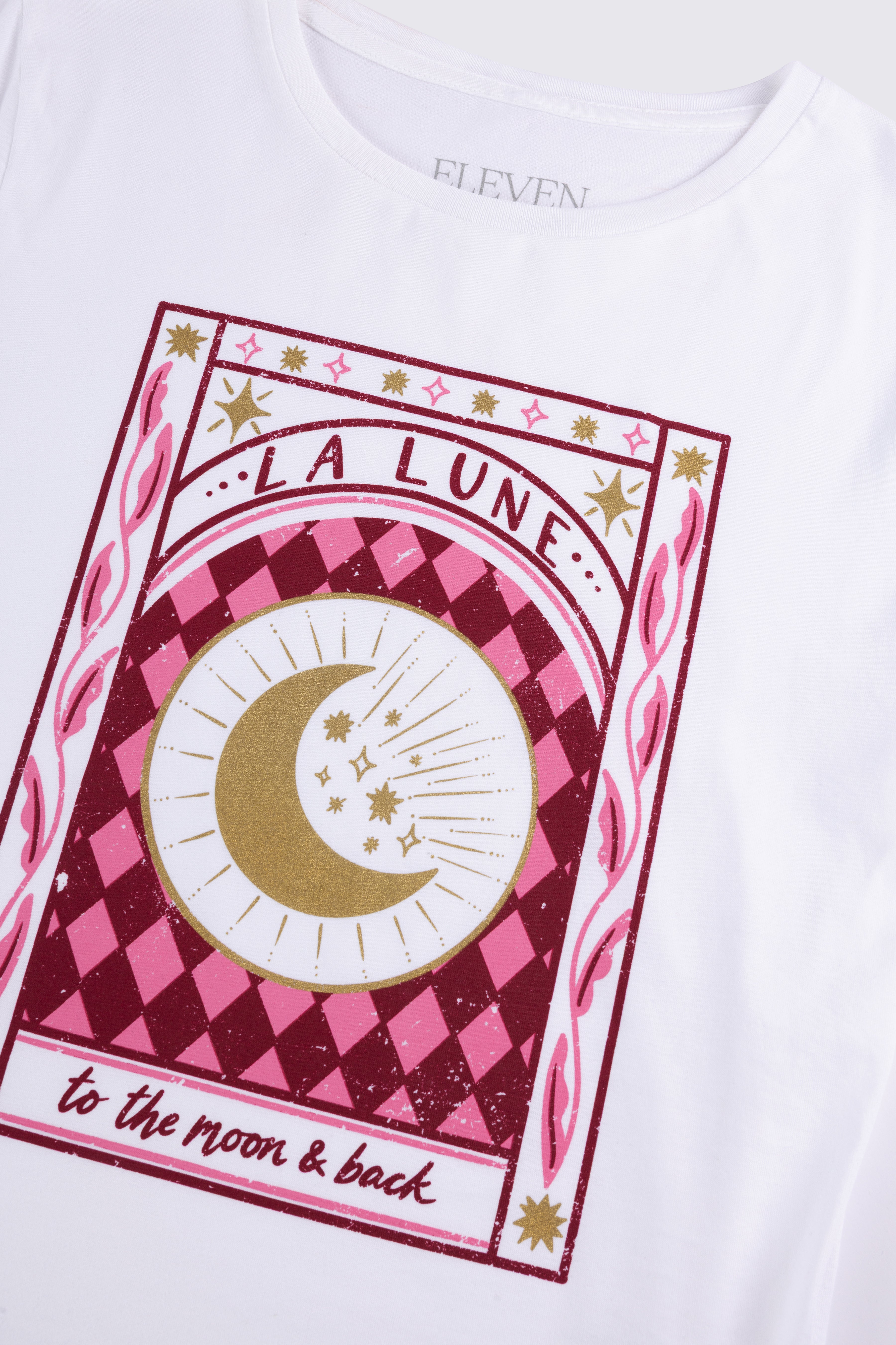 La Lune Neat Fit T-Shirt - White