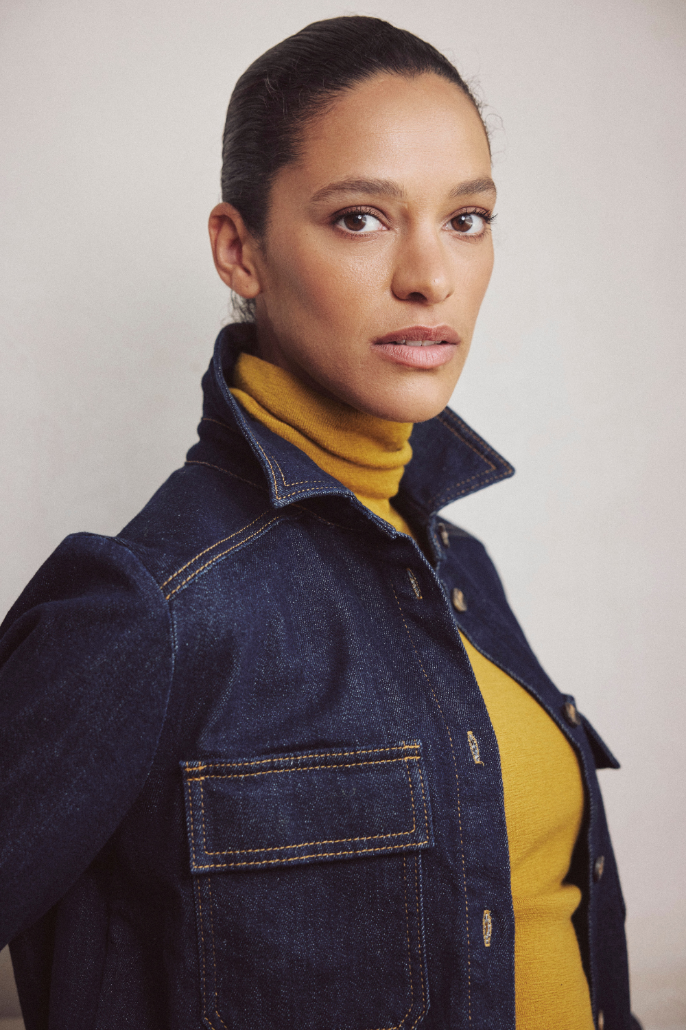 Sadie Denim Shacket - Rinse Wash