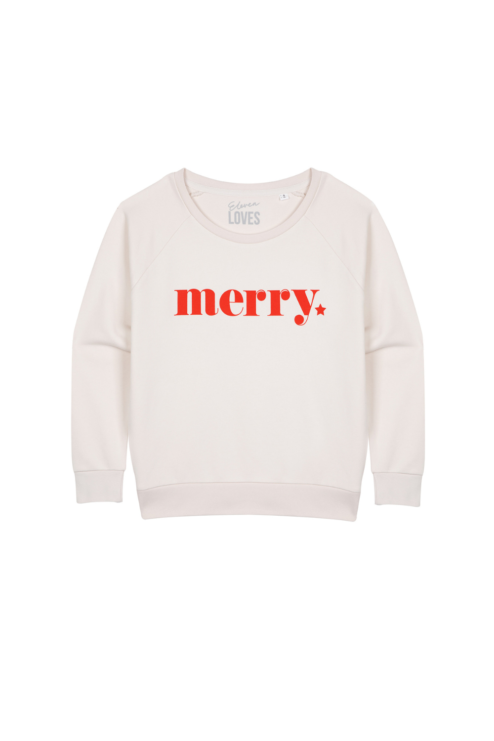 MERRY SWEATSHIRT (VINTAGE WHITE)