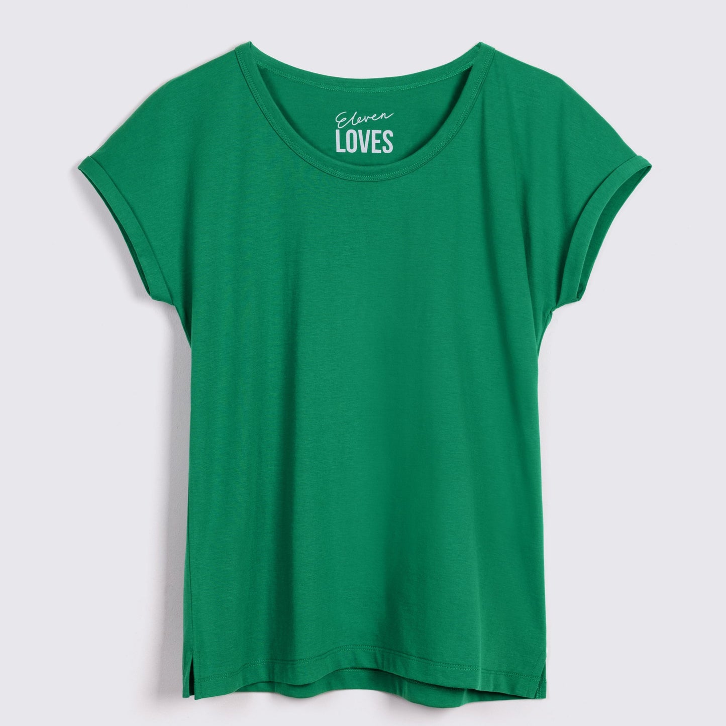 THE PERFECT ROLL SLEEVE T-SHIRT (GREEN)