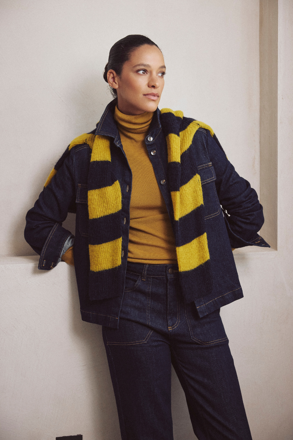 Sadie Denim Shacket - Rinse Wash
