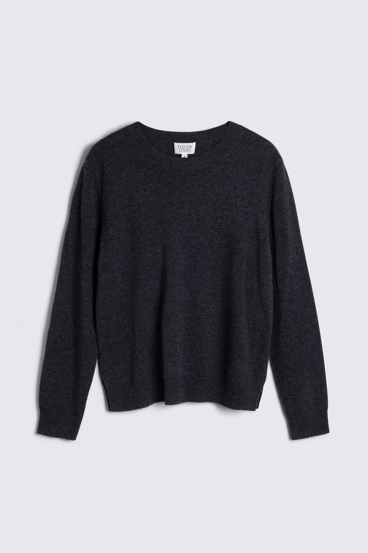 Alex Cashmere Blend Jumper - Charcoal