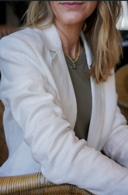 Ivory womens blazer online