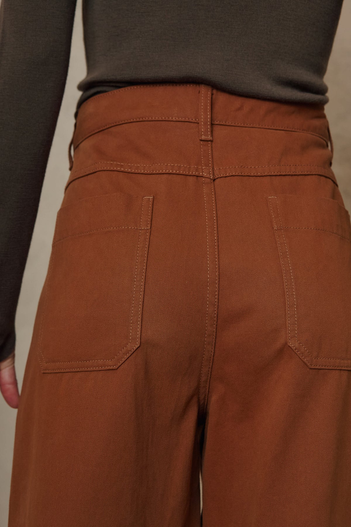 Billie Barrel Leg Trousers - Camel