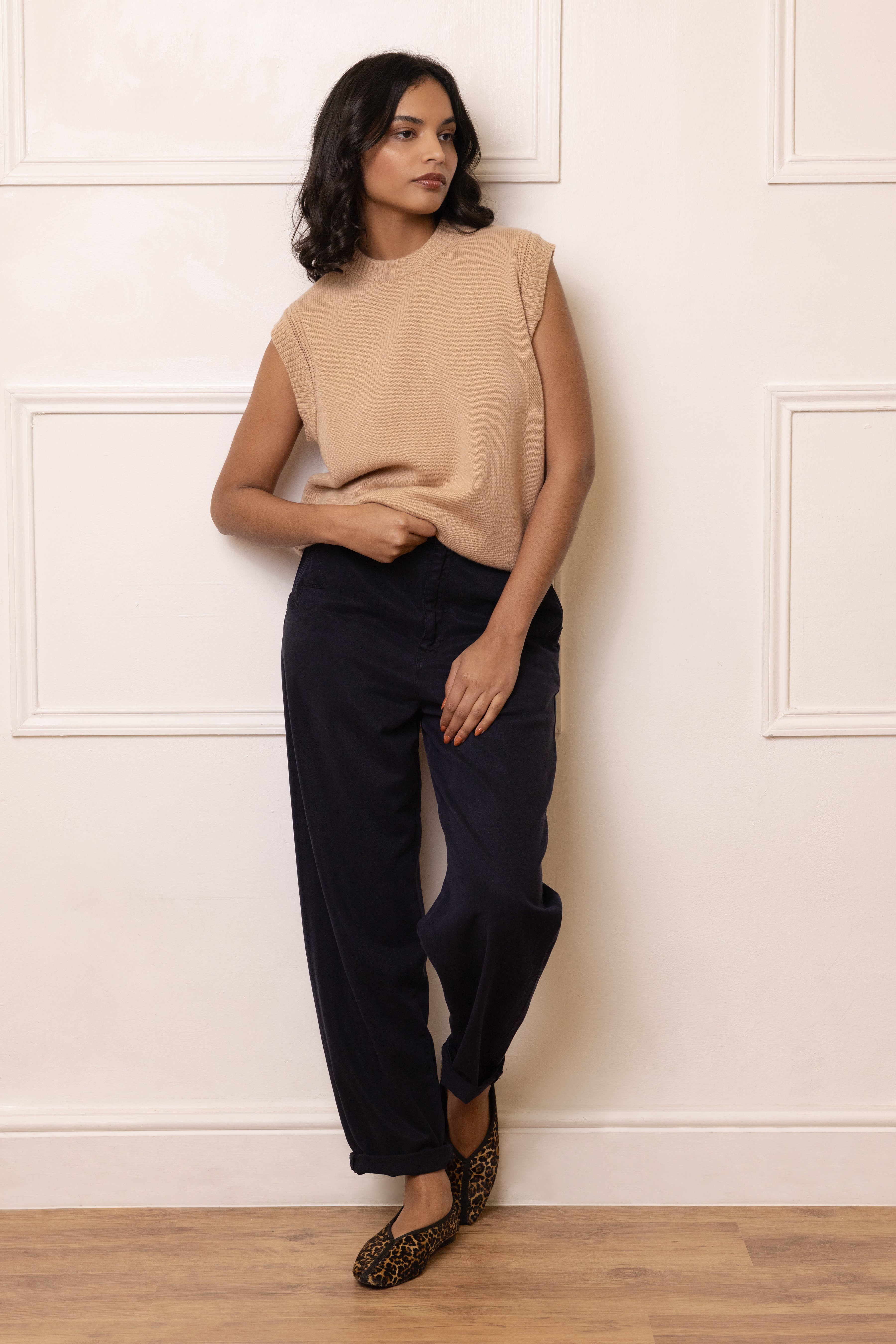 Kate Cargo Trouser - Navy - Eleven Loves