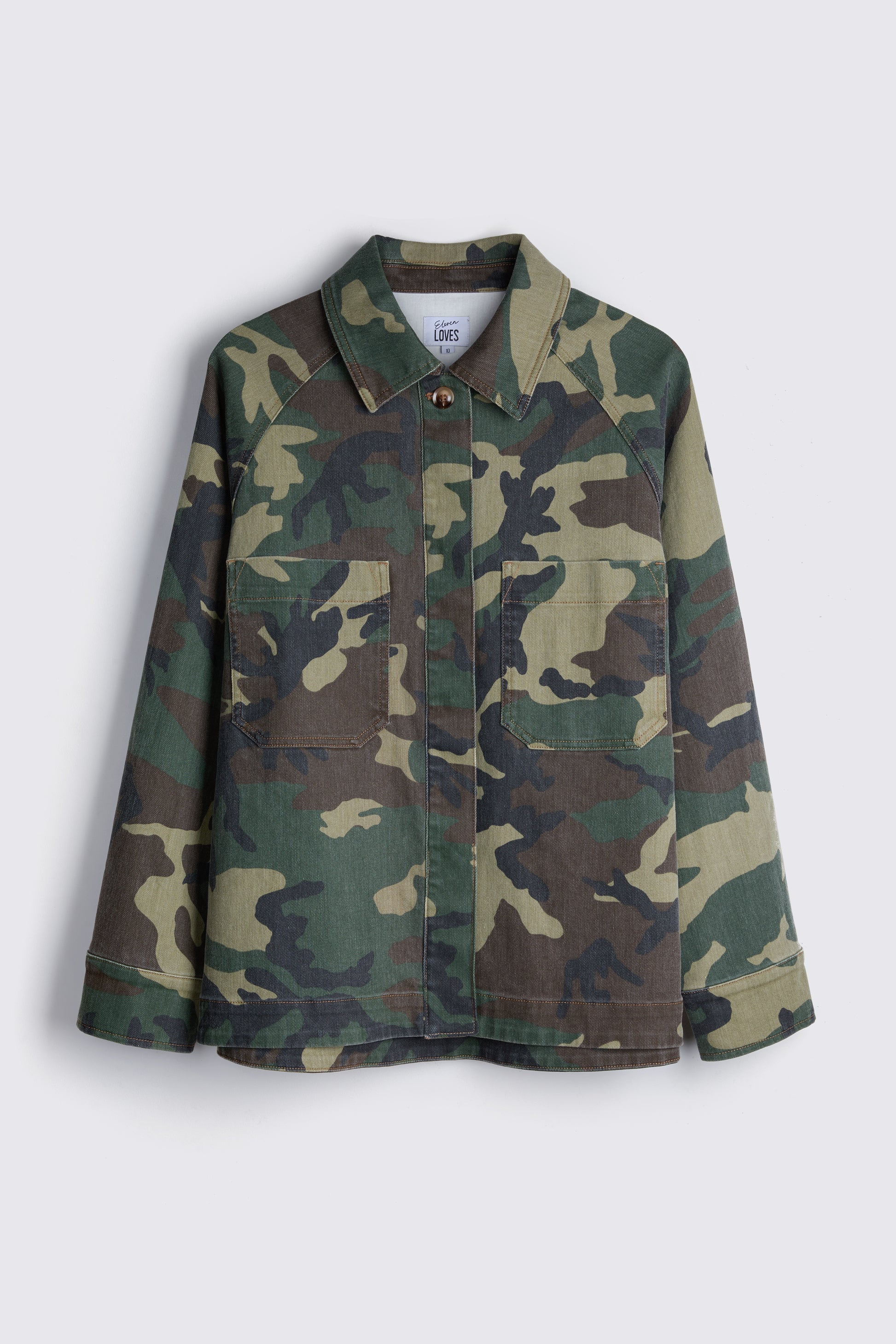 Corin Camo Jacket 11 Loves on white background