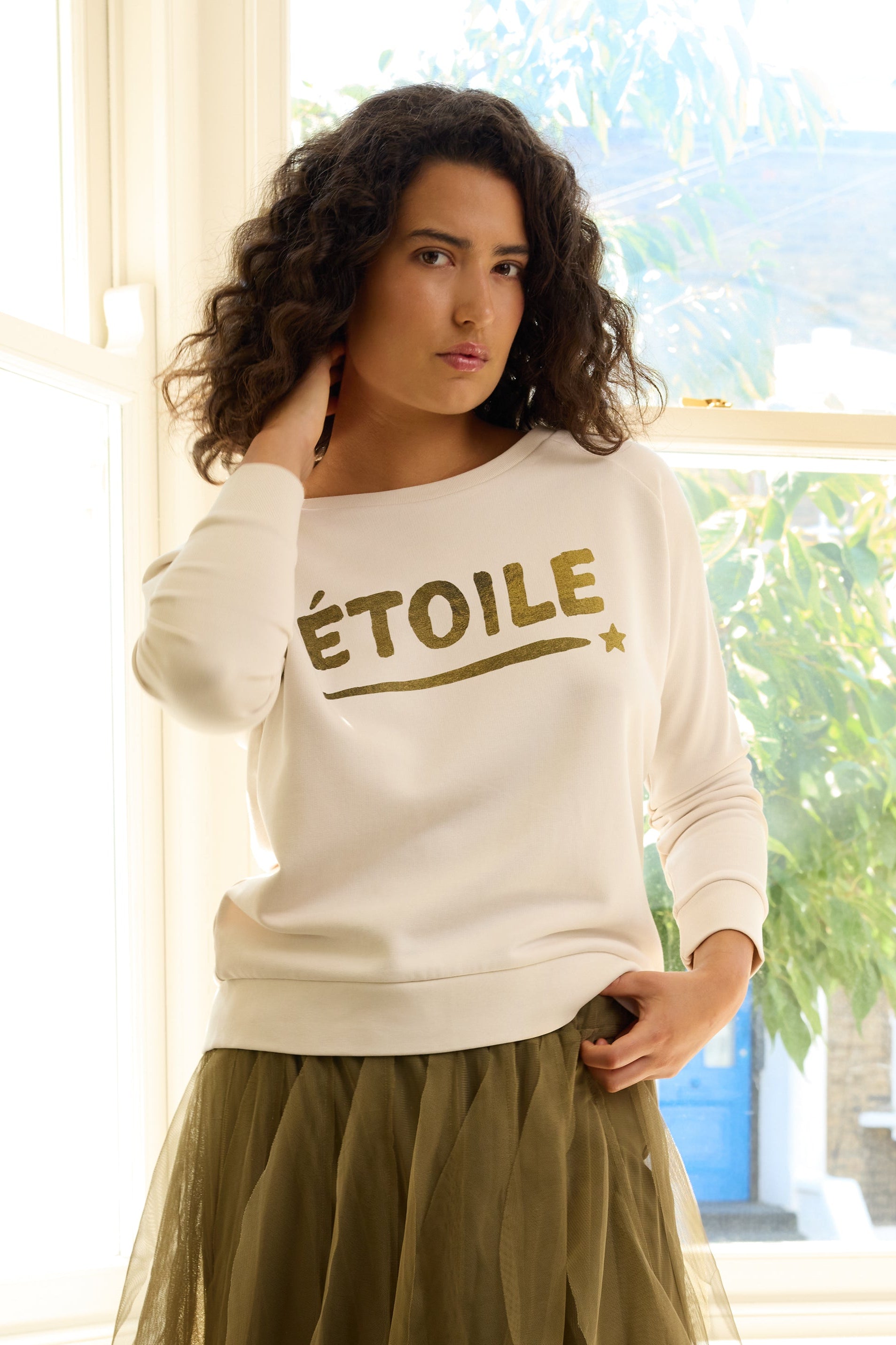 Étoile Sweatshirt - Vintage White/Gold